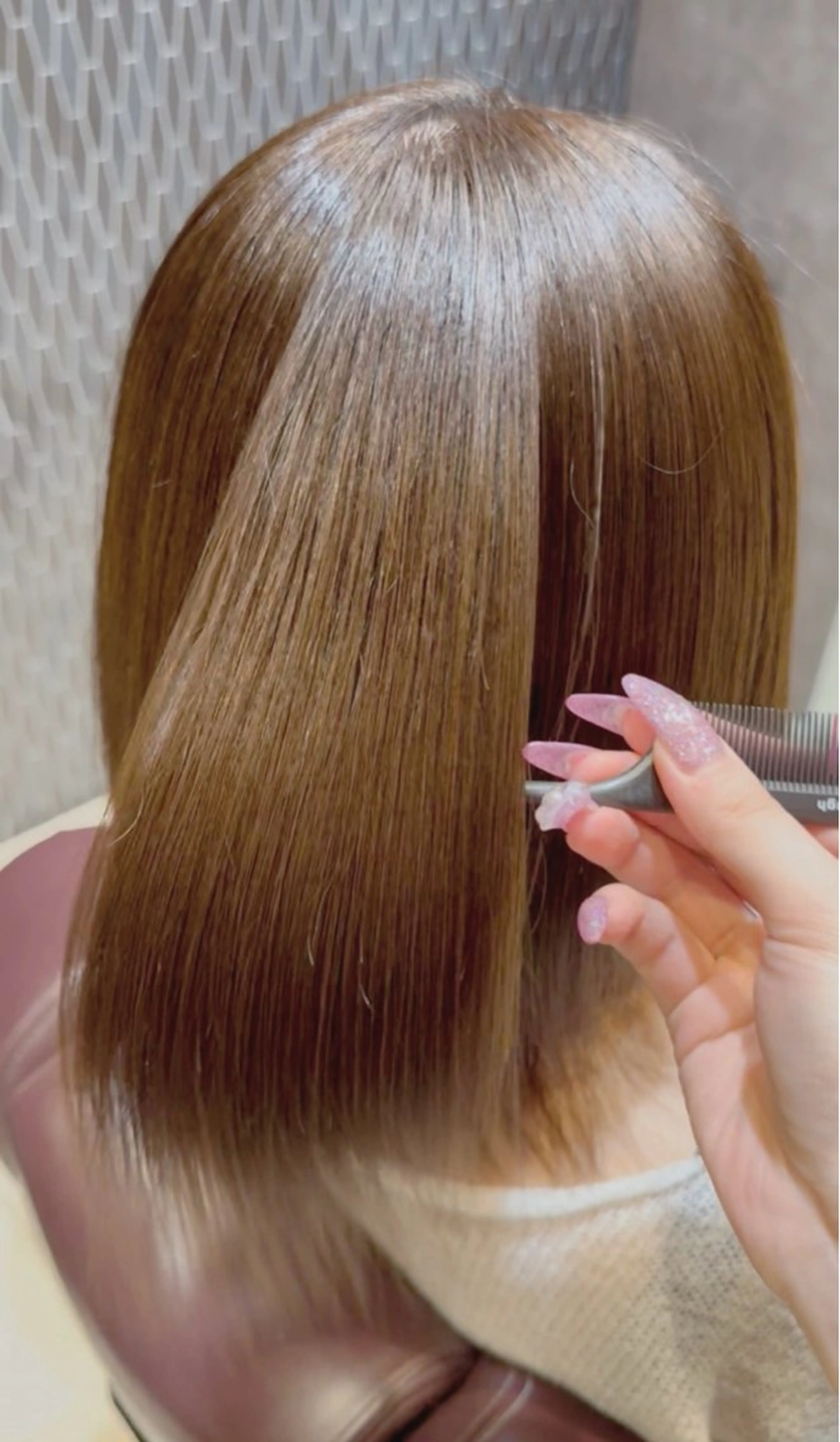 縮毛矯正 Kaiha🎀💞 Hair&Eyeのマツエク・マツパデザイン