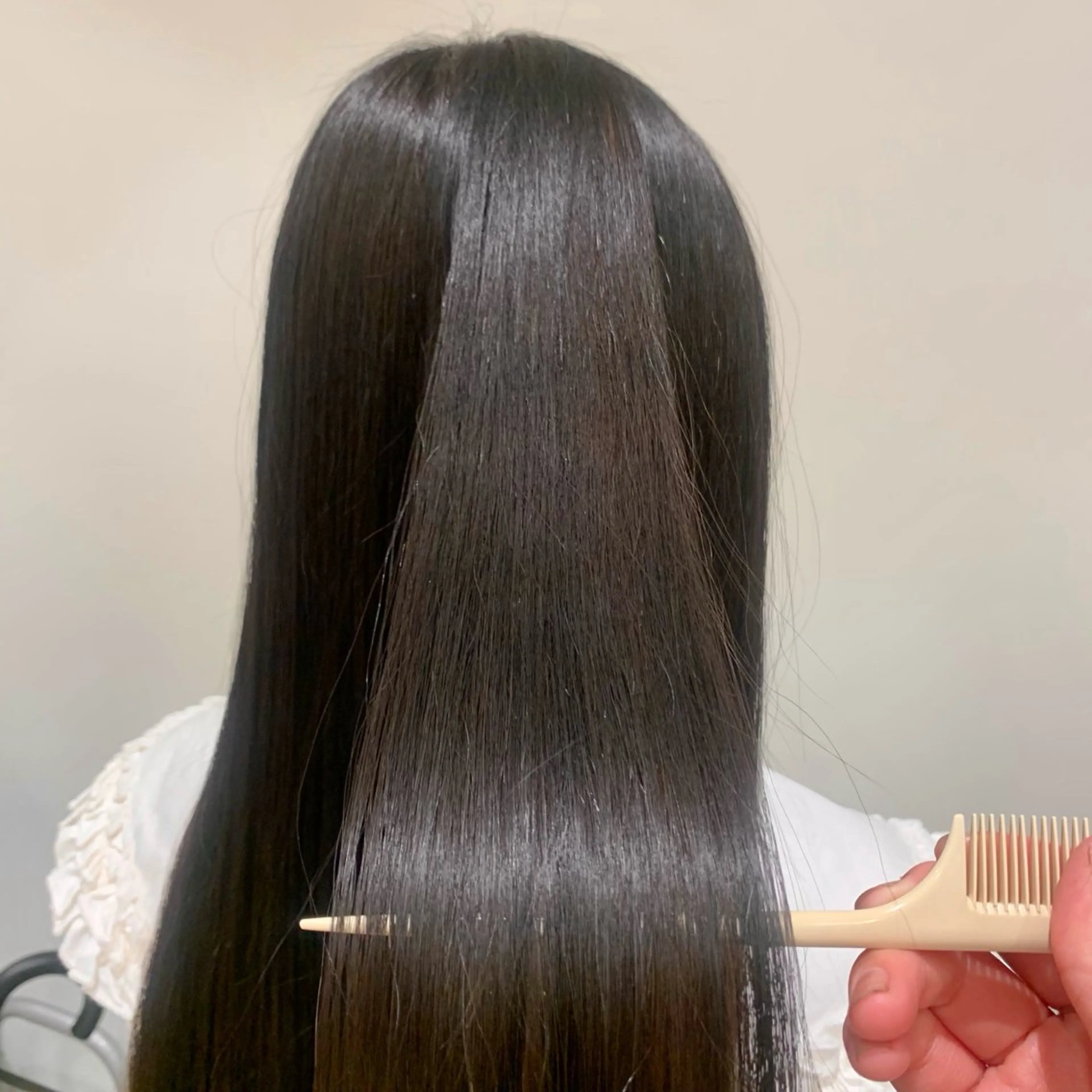 ロング 縮毛矯正 こちんだ ともかのヘアスタイル