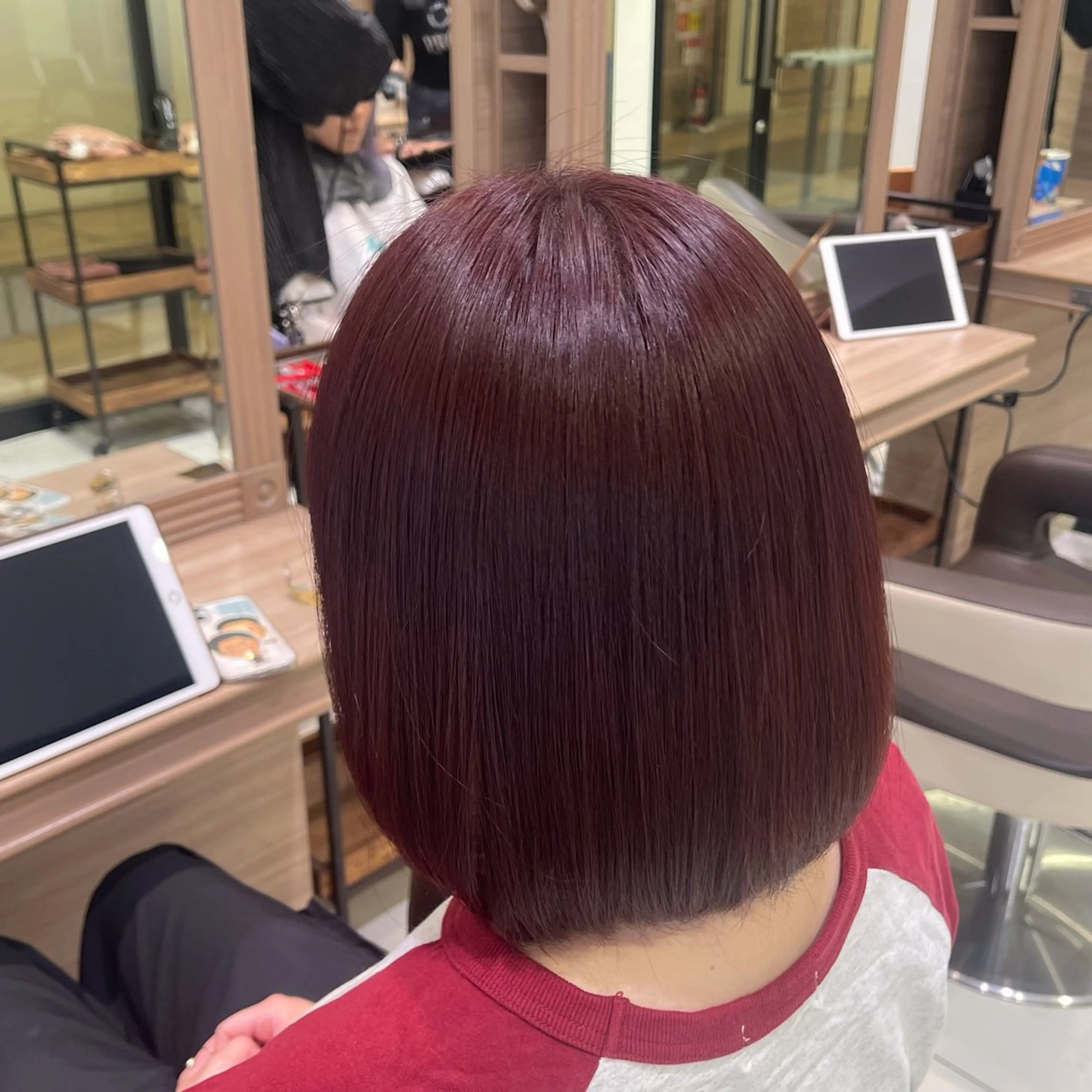 ミディアム カラー ヘアカラー トリートメント ヘアセット 艶カラー みゆう🎀のヘアスタイル