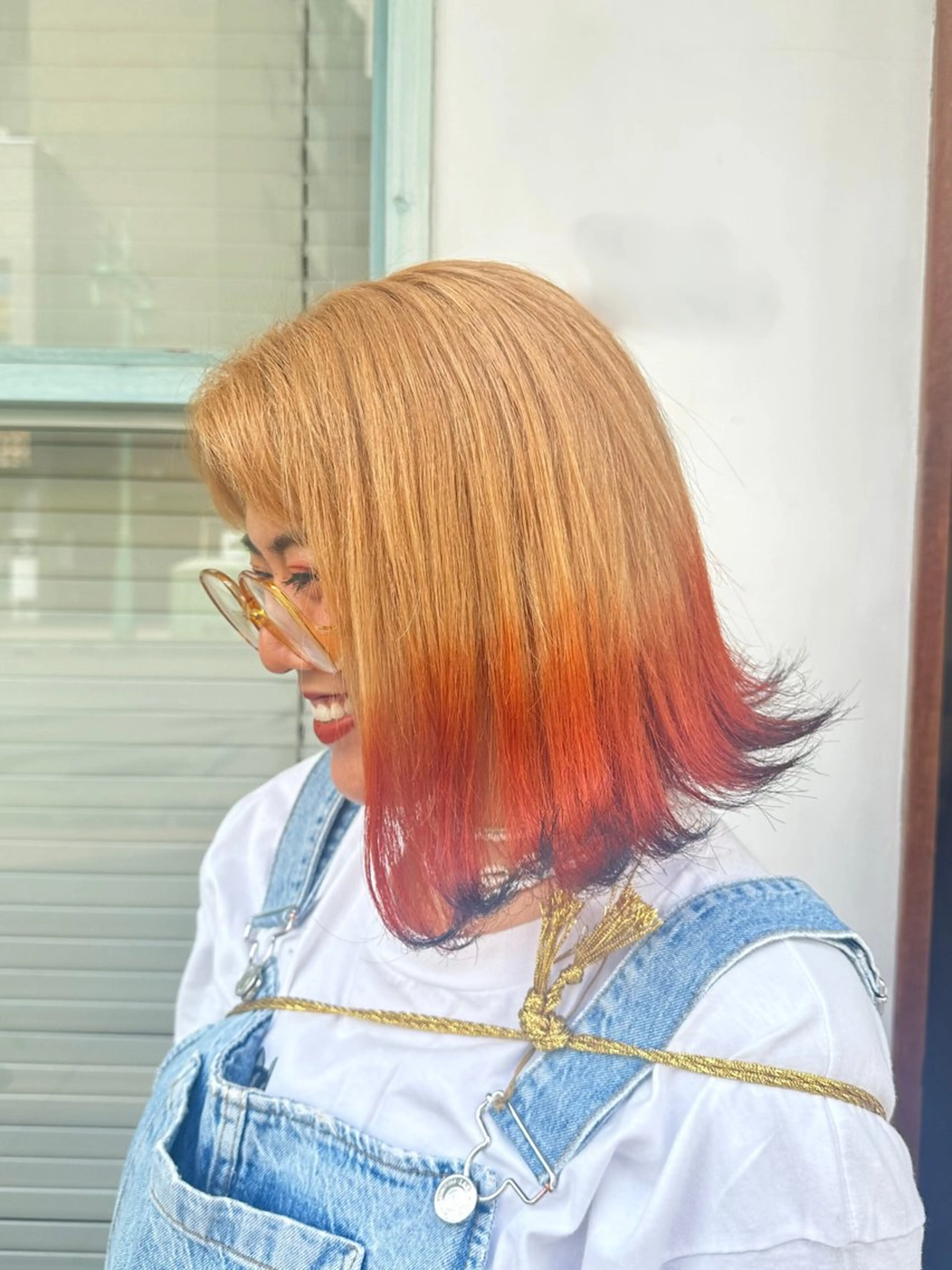 ミディアム カラー 狐カラー ハイトーンカラー ヘアカラー Nao 【EIGHT札幌】のヘアスタイル