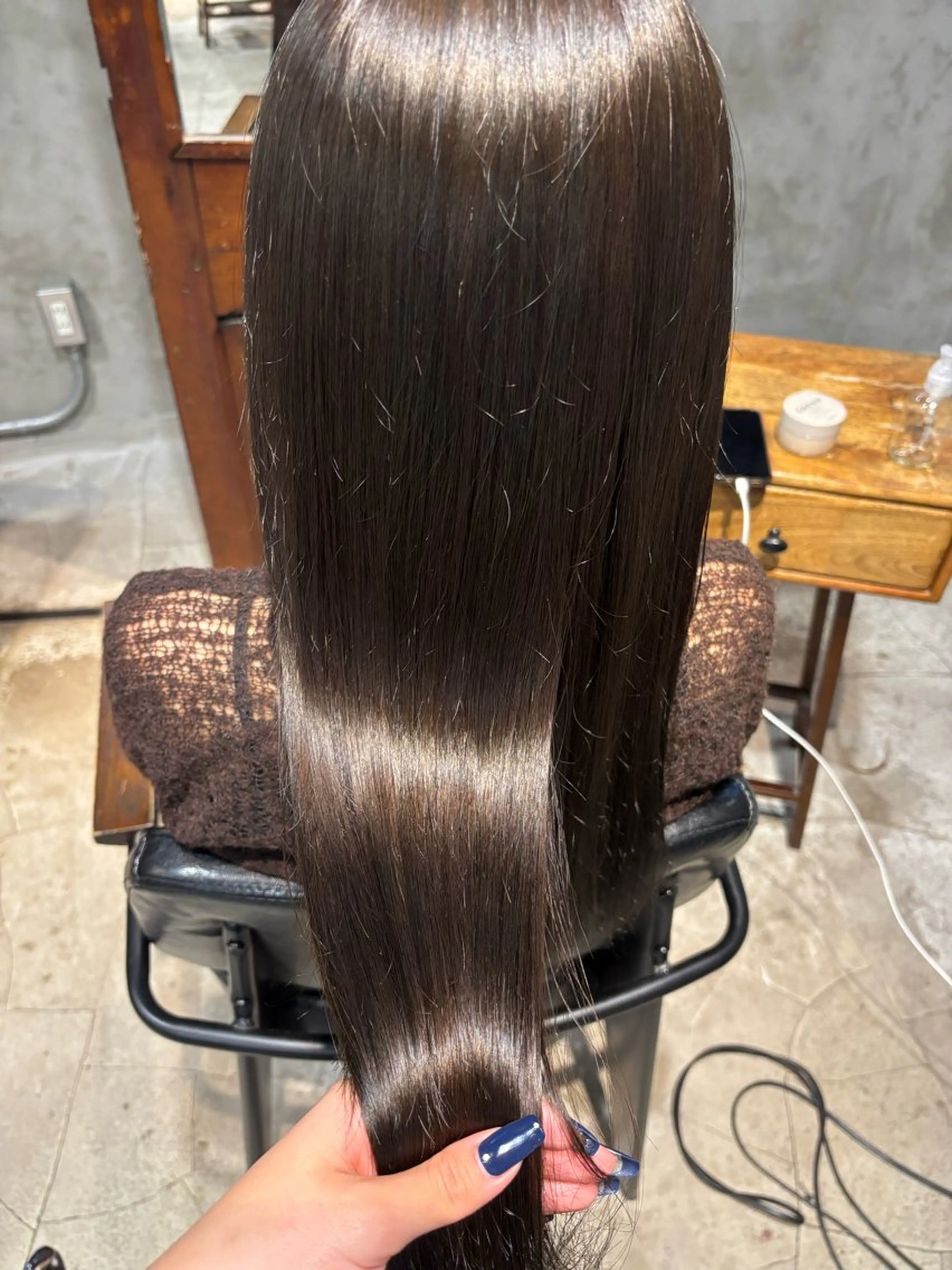 ロング ヘアカラー トリートメント 🌺美髪縮毛・ 艶感🌊MAMIのヘアスタイル