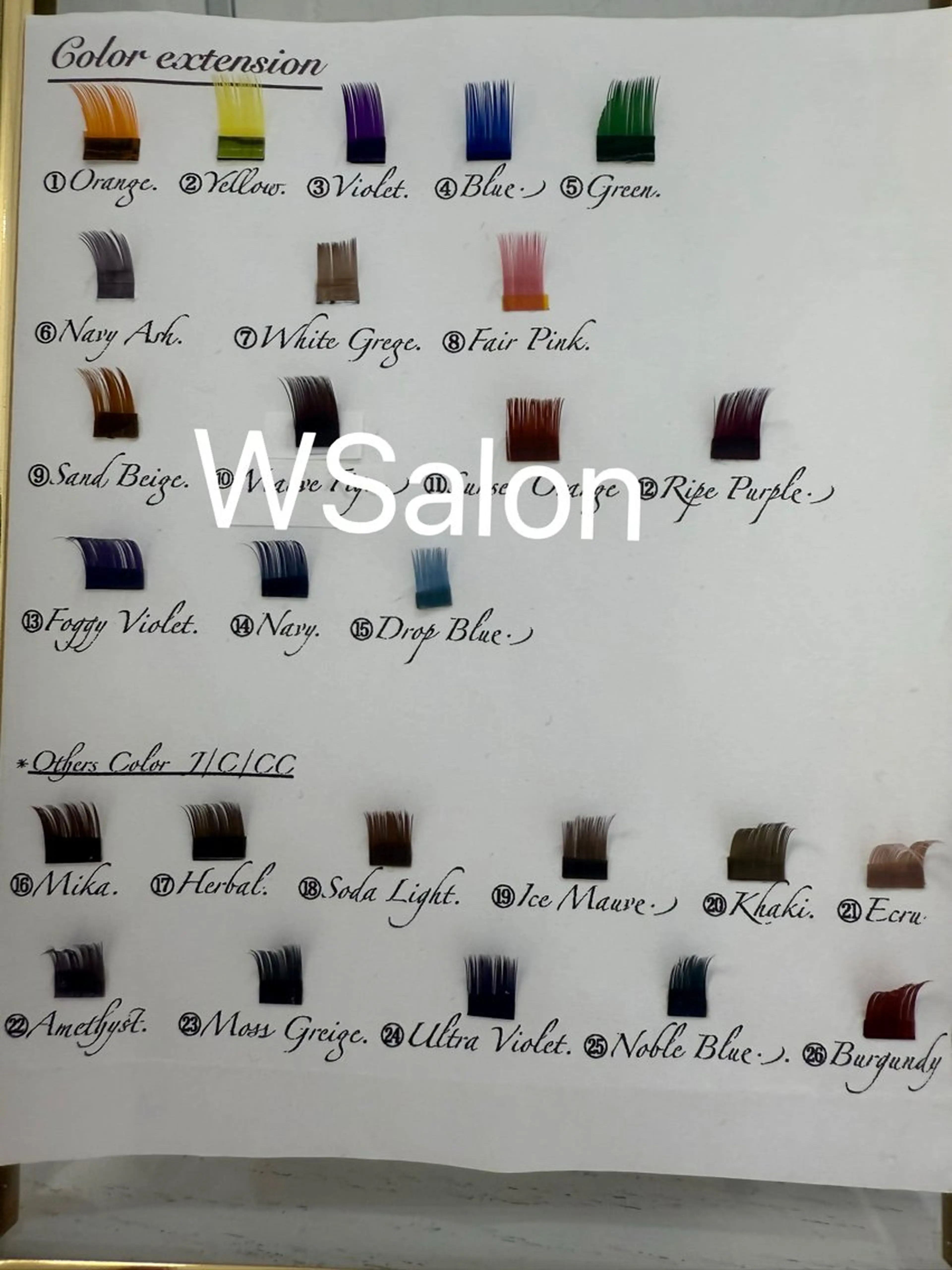 マツエク・マツパ 付け放題 バインドロック カラーマツエク フラットラッシュ 韓国風マツエク マツエク W Salon アイラッシュのマツエク・マツパデザイン