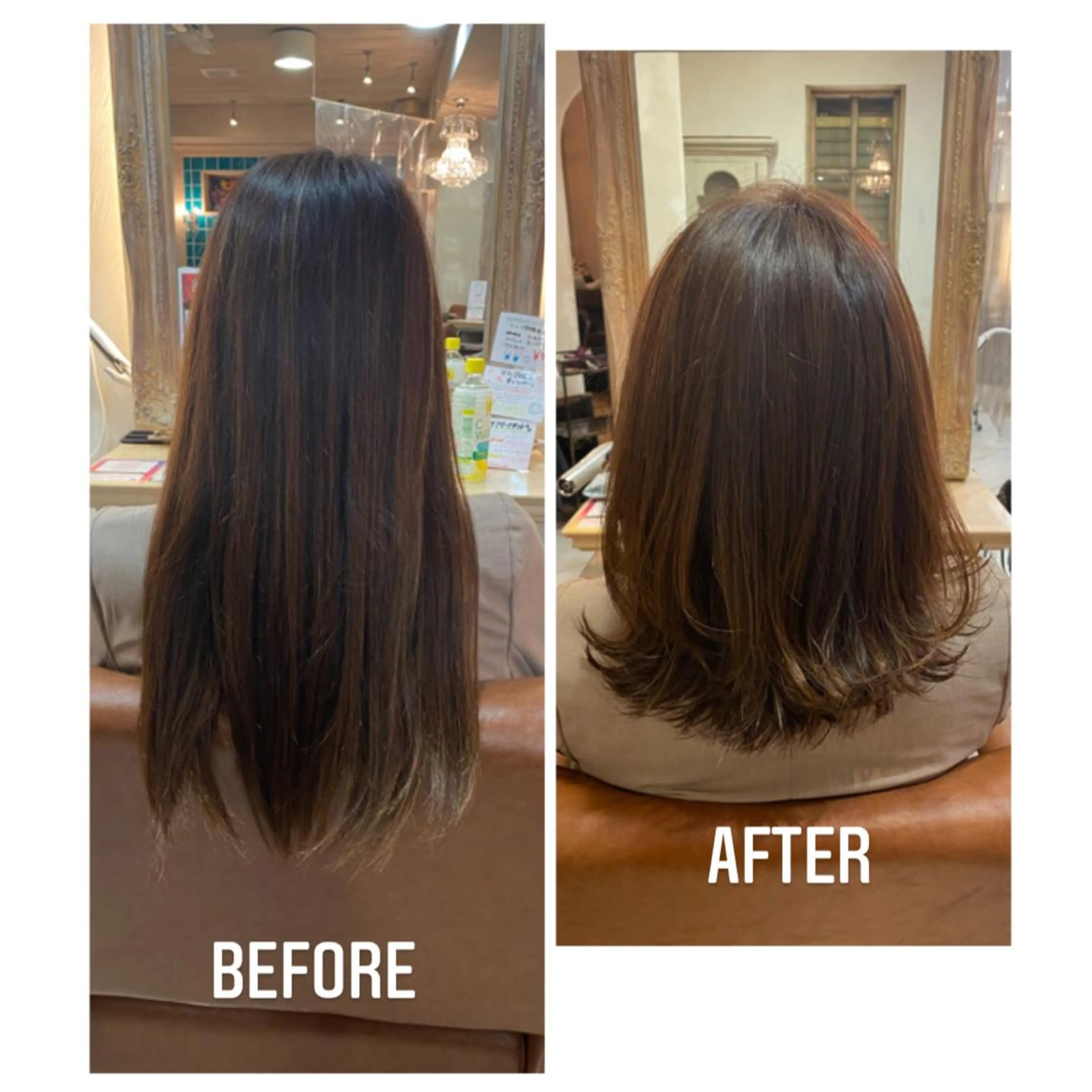 ミディアム 井上 日菜乃のヘアスタイル