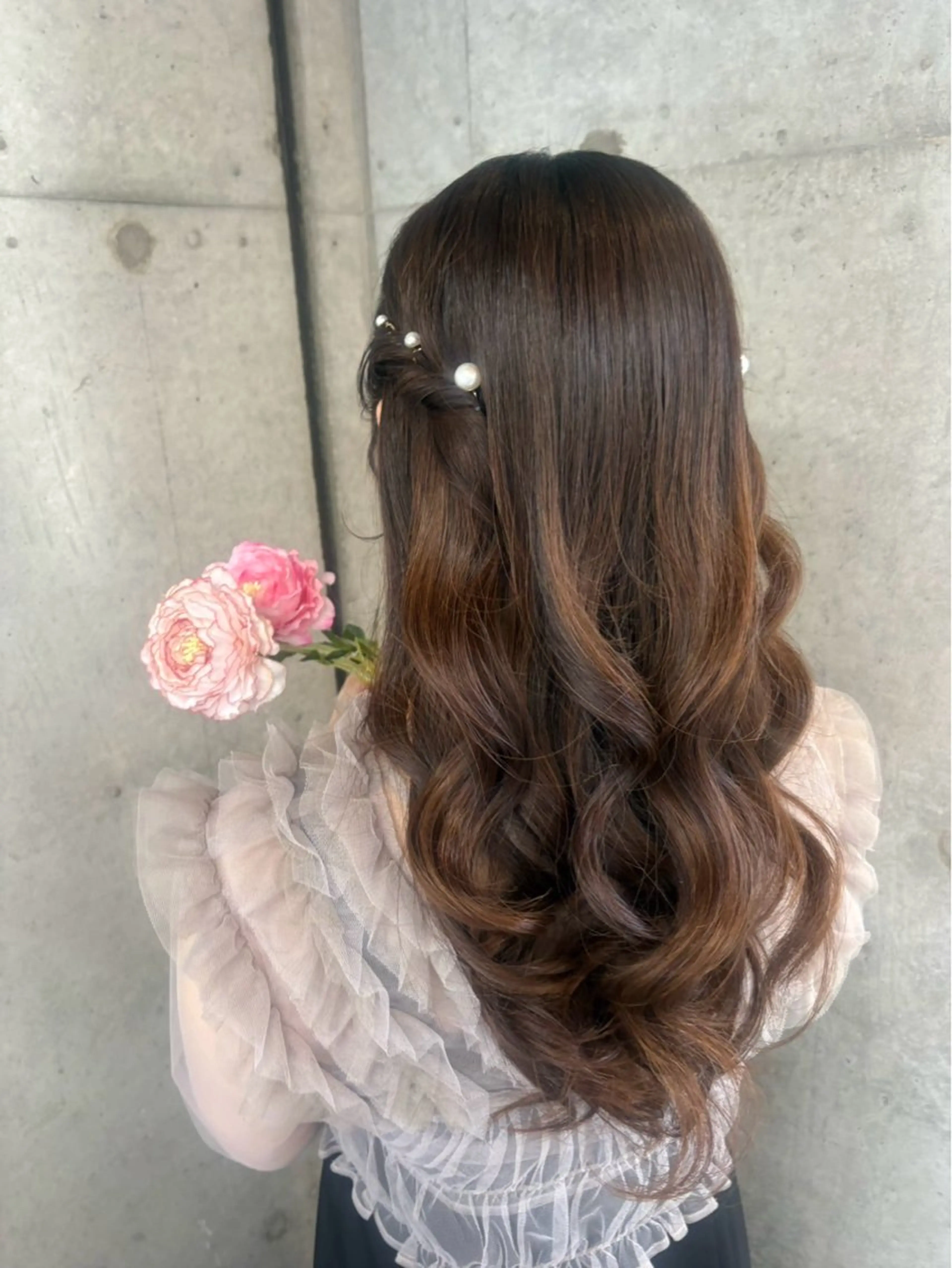 ロング ヘアアレンジ ヘアセット 美髪× ヘアセット✨Araiのヘアスタイル