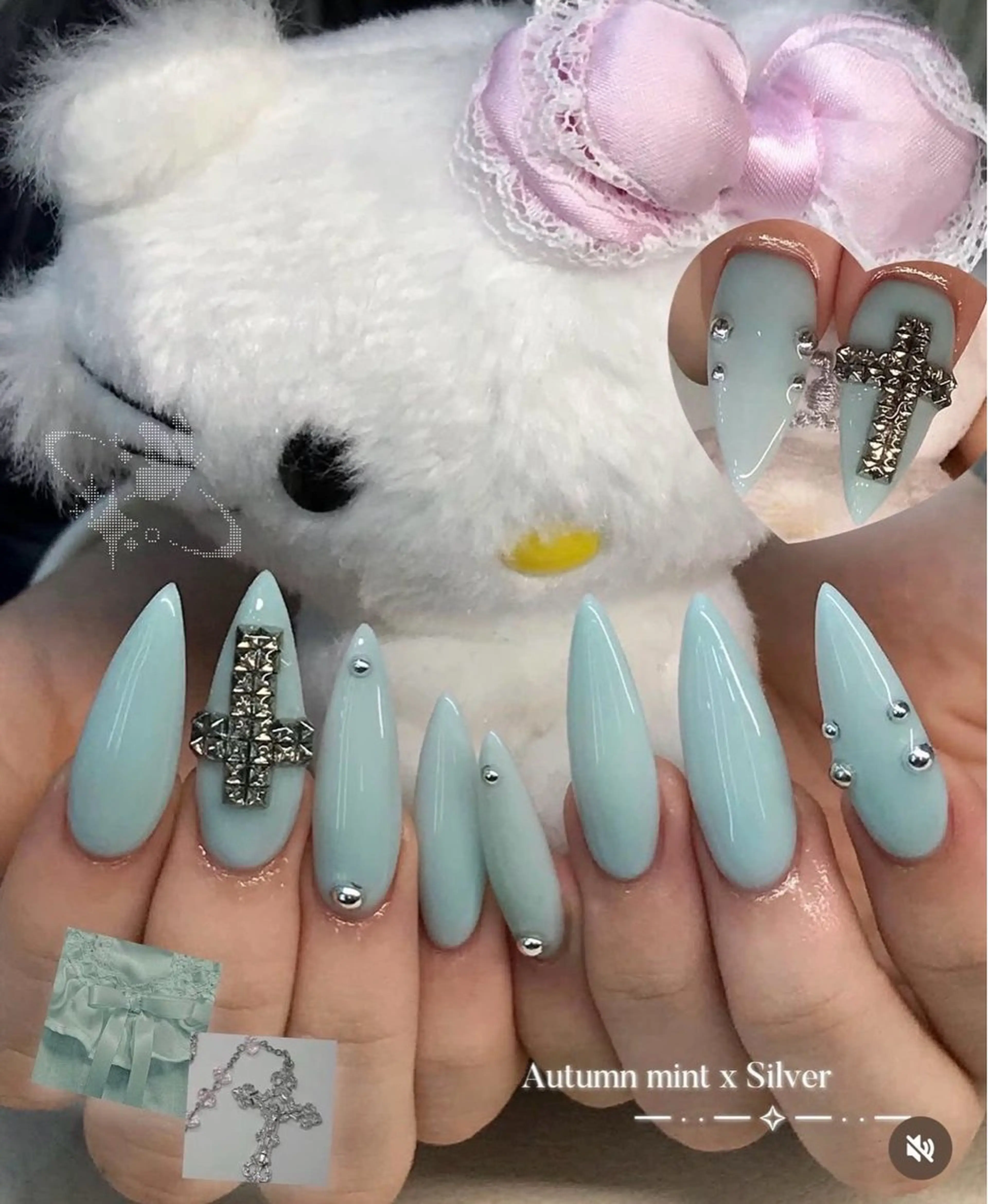 ネイル チークネイル ドット フレンチネイル グラデーション ハート ハンドネイル Julli NailStudioのネイルデザイン