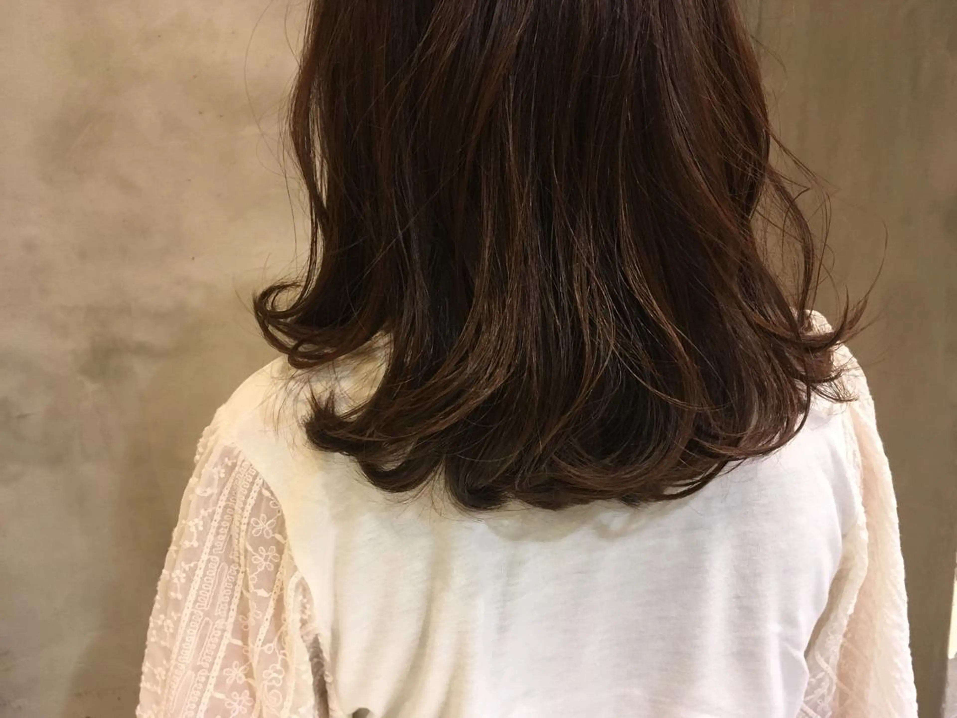 ミディアム カラー ツヤ美髪💐 髪質改善/高山愛来のヘアスタイル