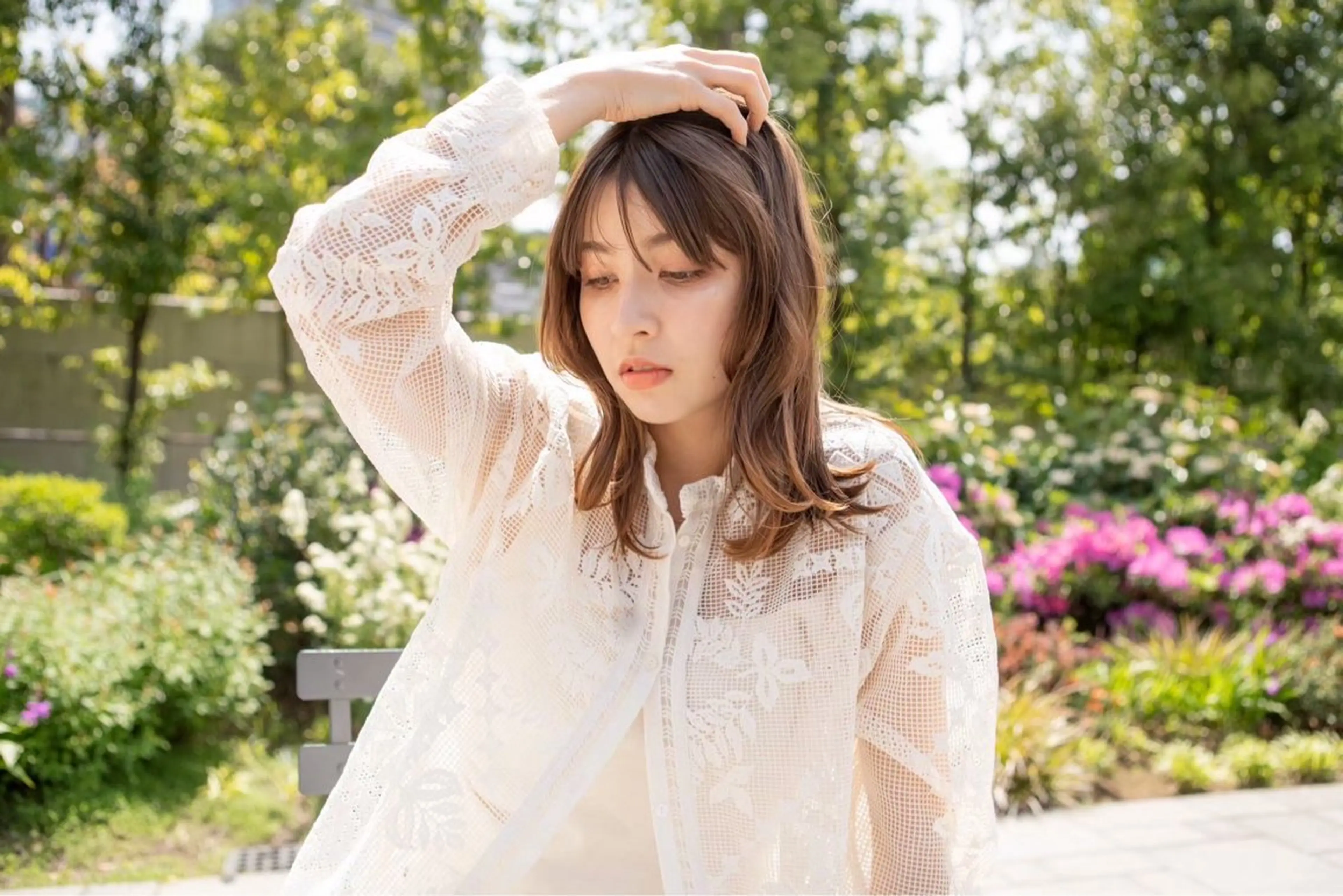 ミディアム わかすぎ ほのかのヘアスタイル