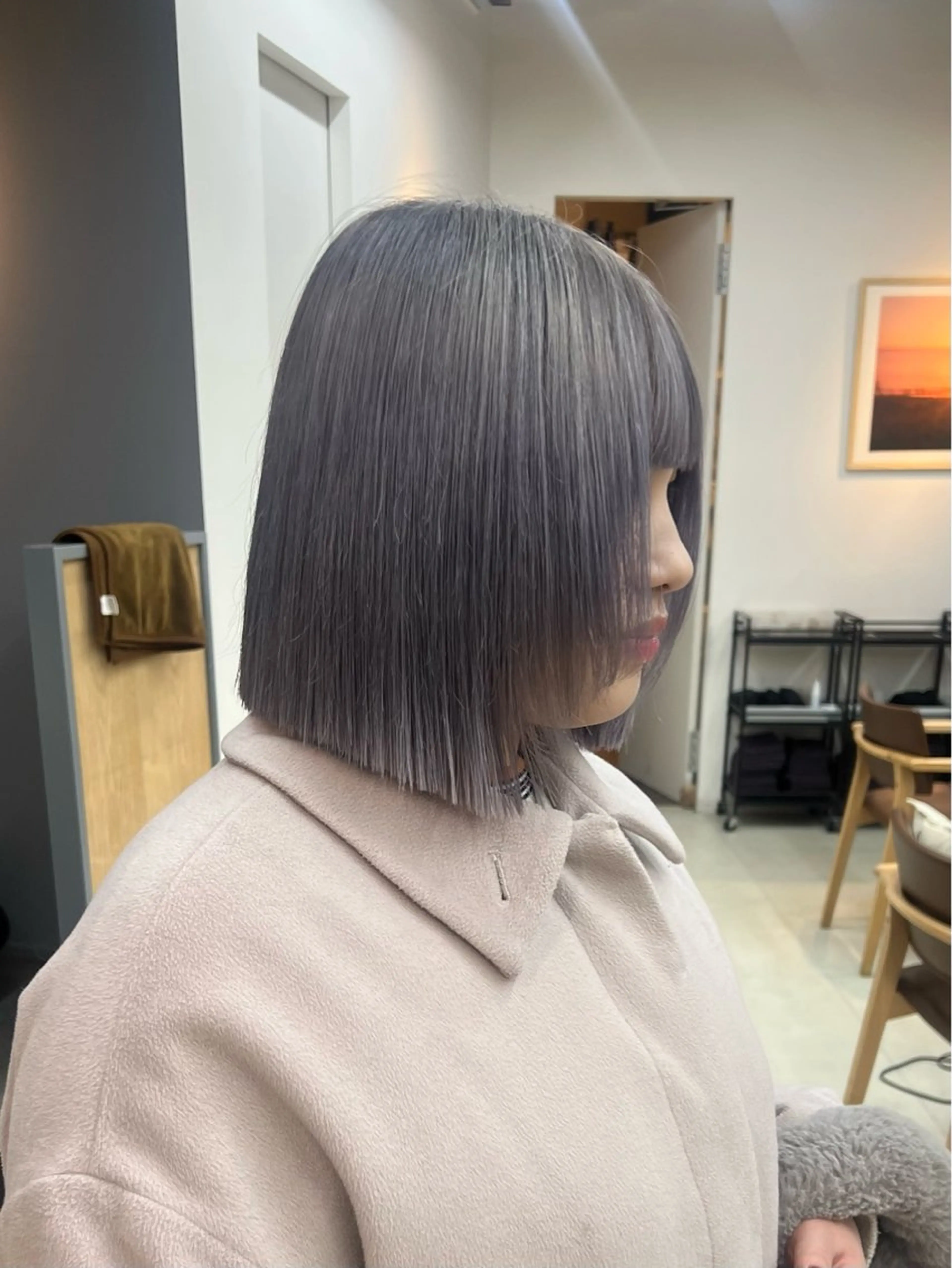 ミディアム ボブ ボブ/メンズショート /あづき⭐️のヘアスタイル