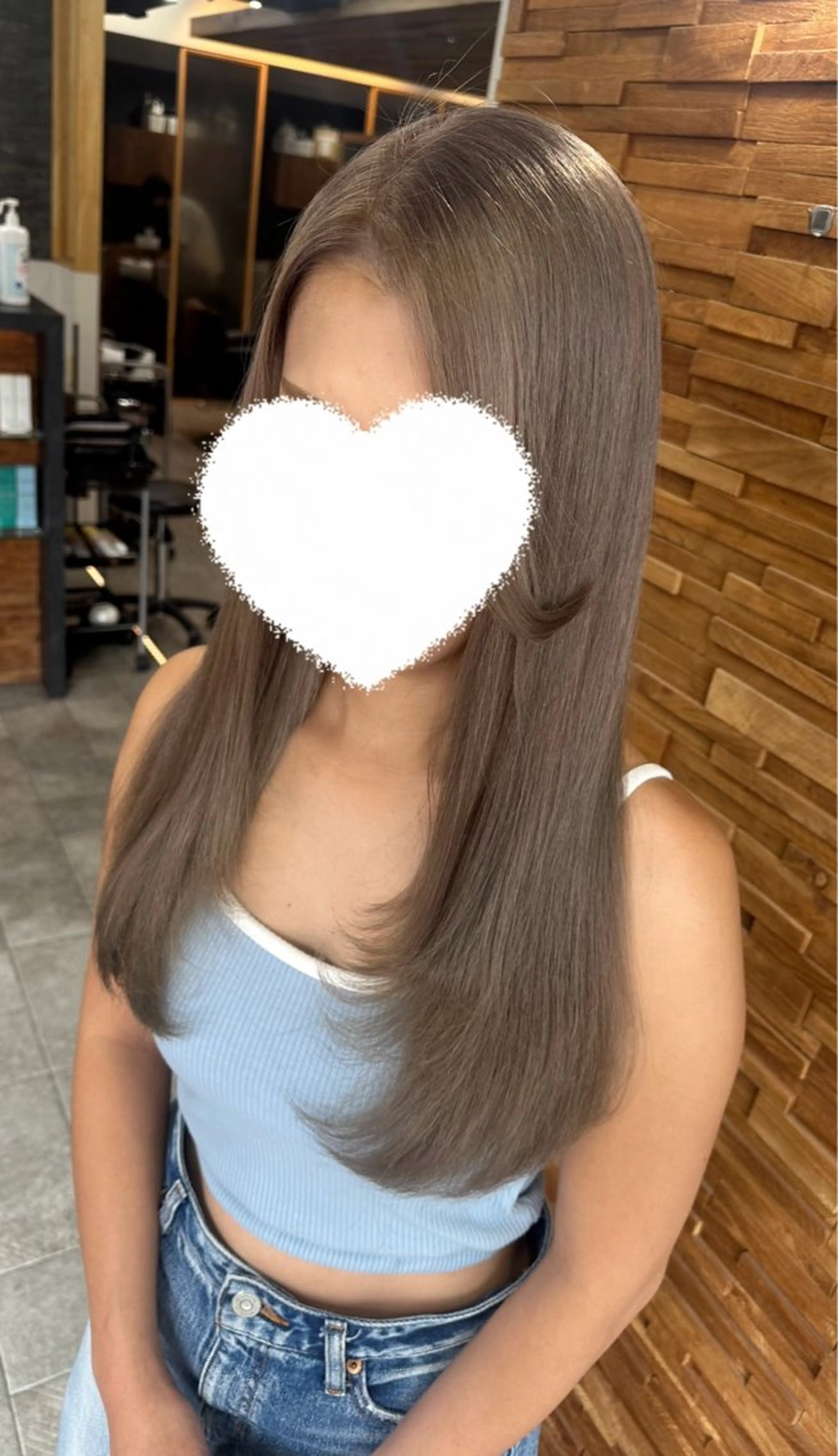 ロング ヘアカラー 横浜lapis amaneのヘアスタイル