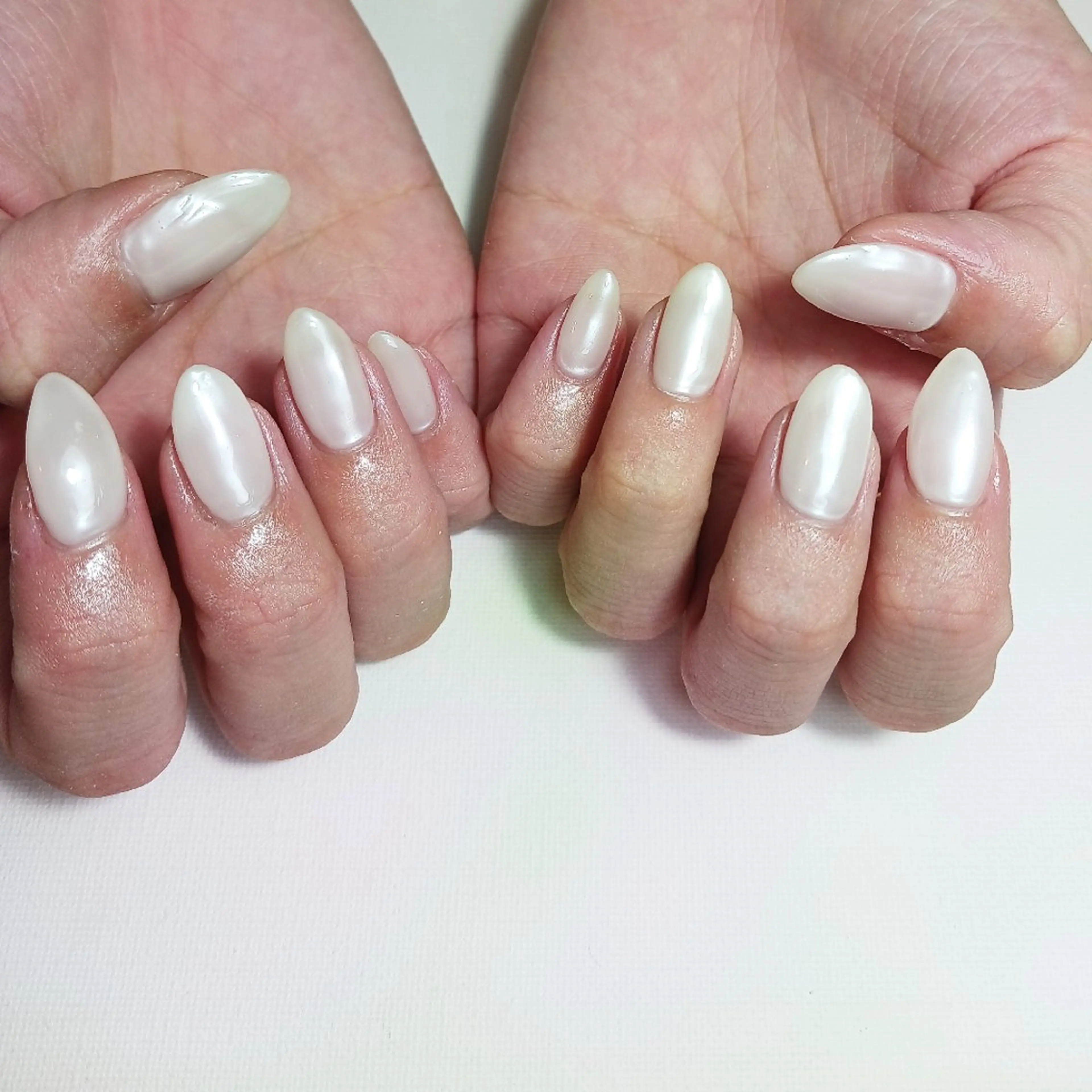 ネイル オーロラネイル ジェルネイル 持ち込み ショートネイル ハンドネイル owlnail /持込みデザイン専門のネイルデザイン