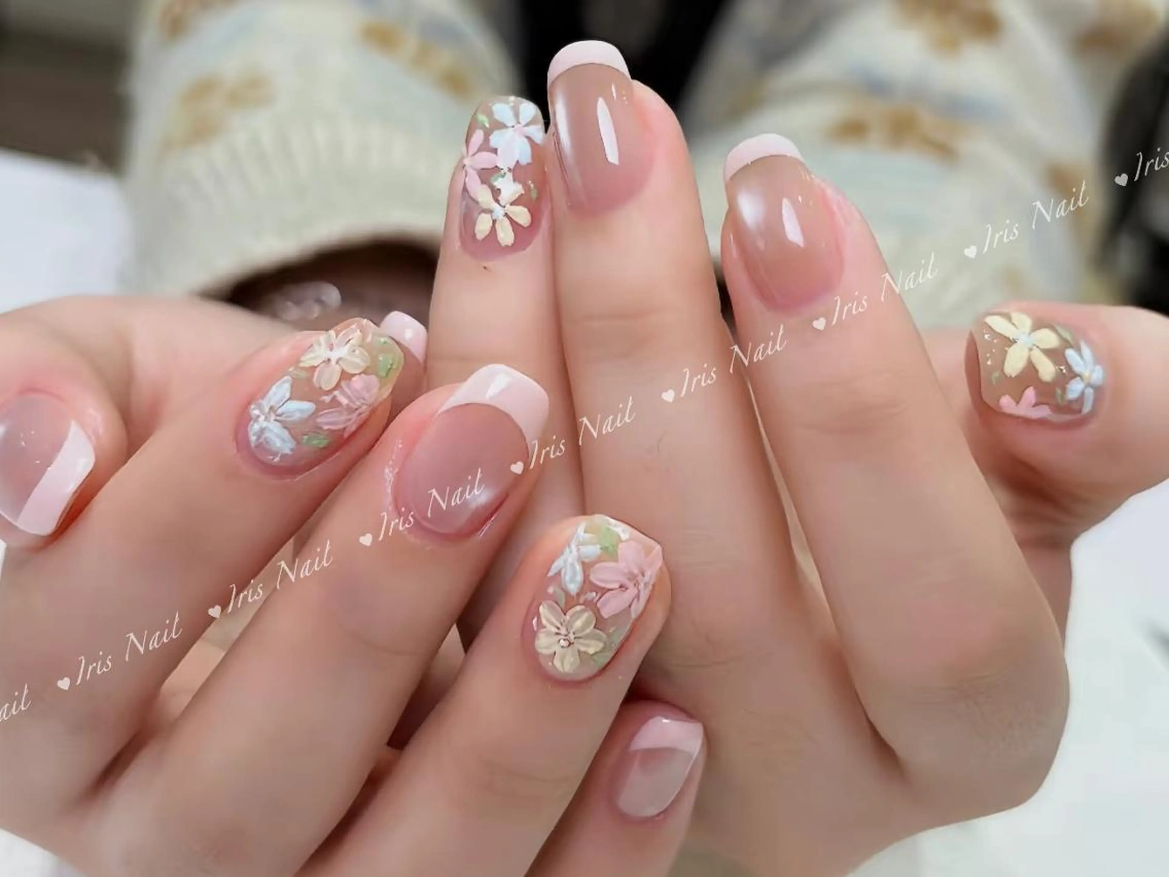 ネイル ハンドネイル ハンドケア 🍒IRIS Nail🌸のネイルデザイン