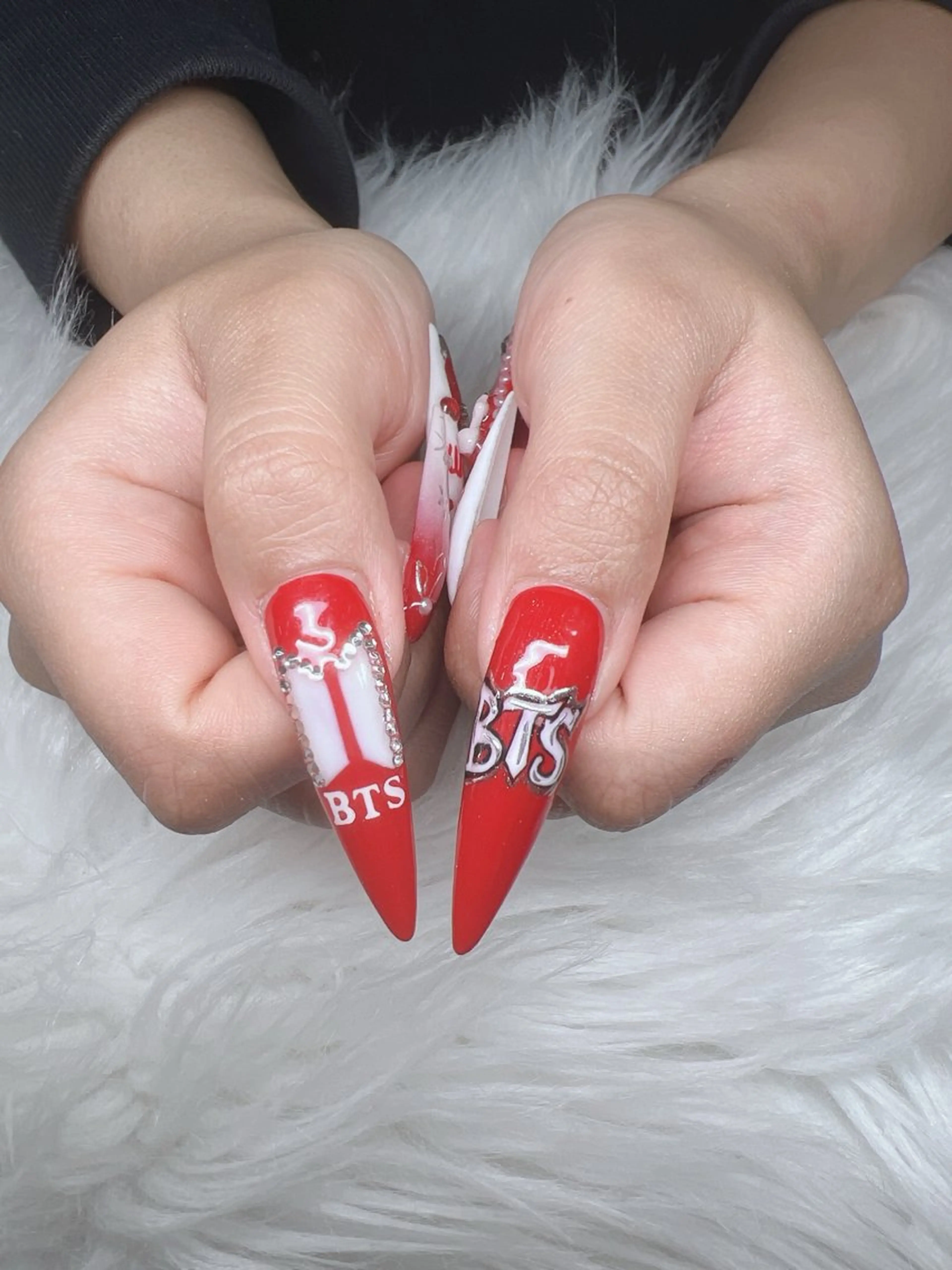 ネイル ハンドネイル Lee Nails チップ長さだし専門店のネイルデザイン