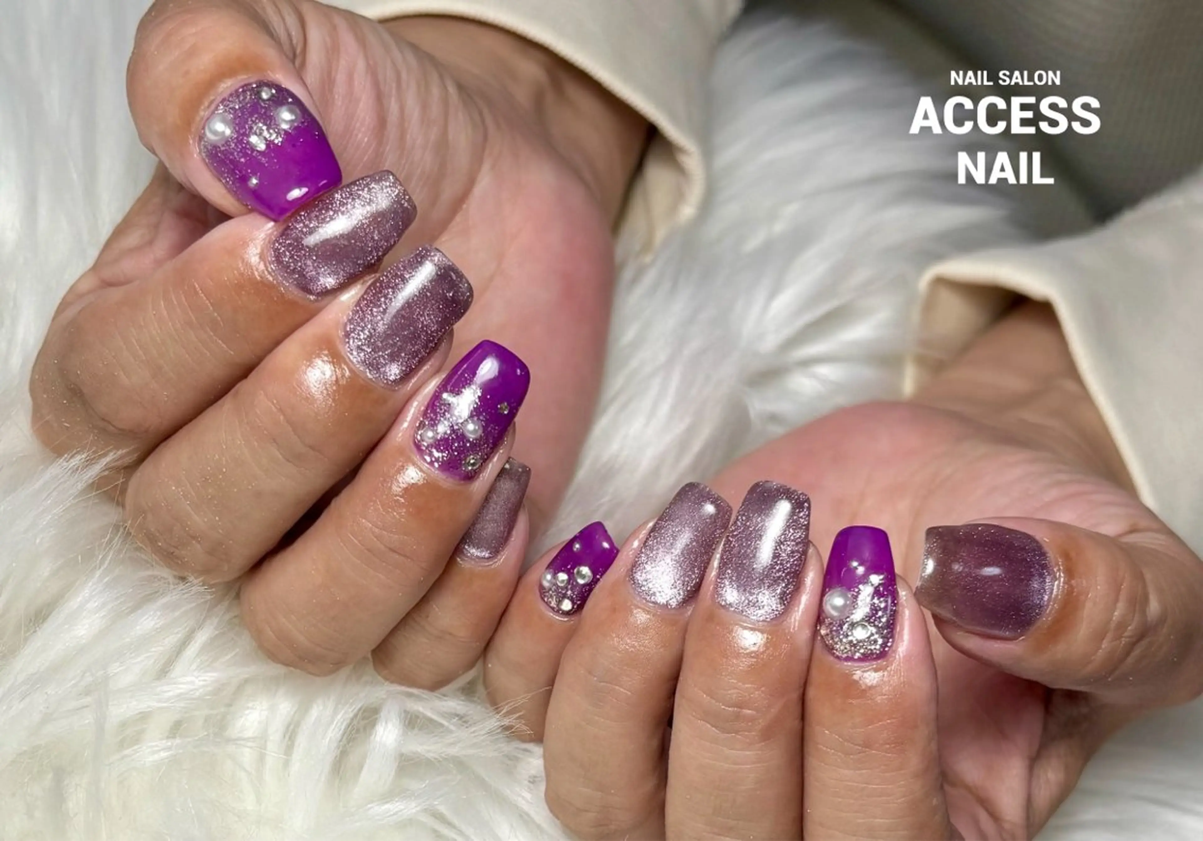 ネイル access nailのネイルデザイン
