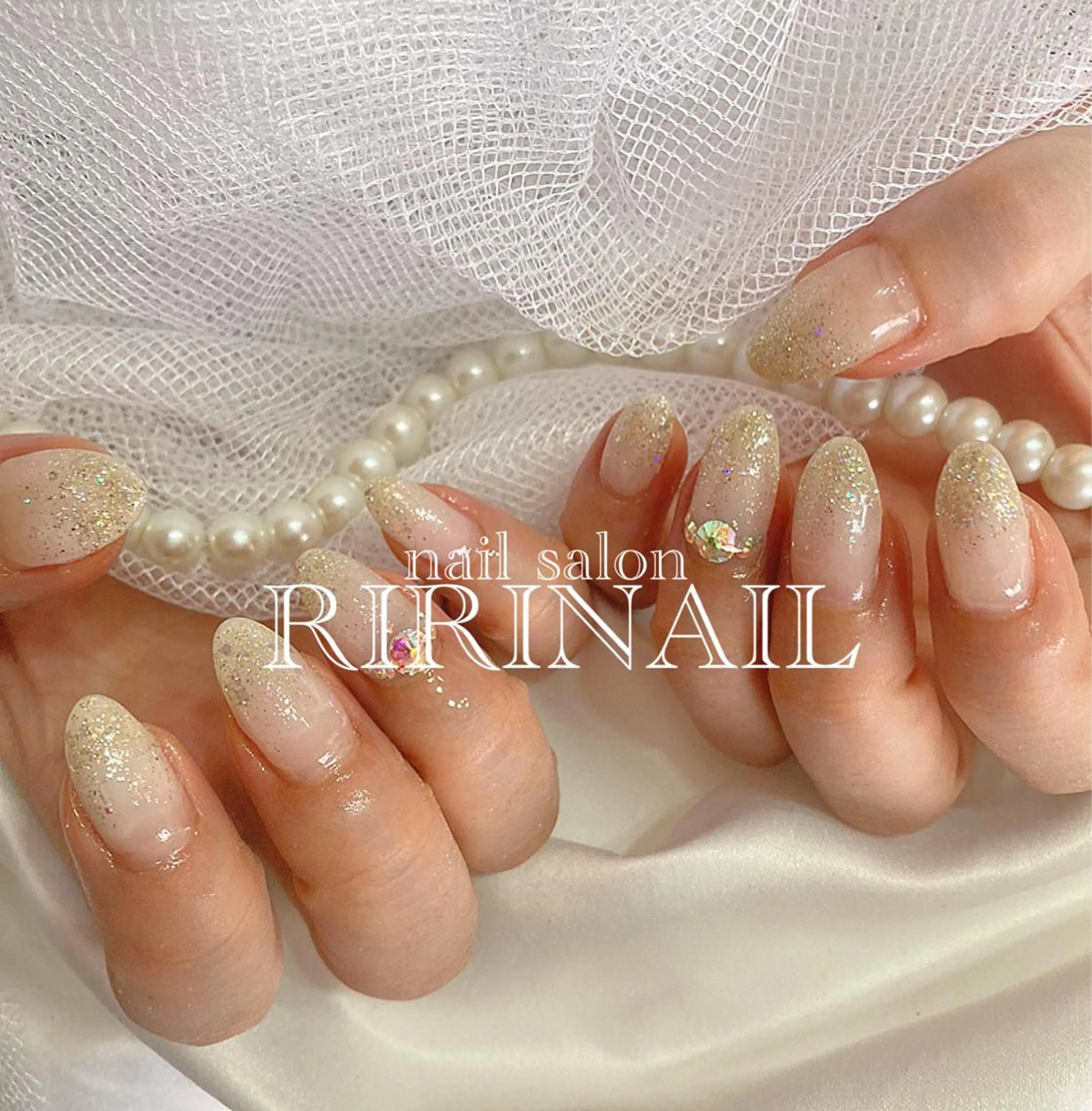 ネイル ストーンネイル ハンドネイル RIRI NAIL♡のネイルデザイン