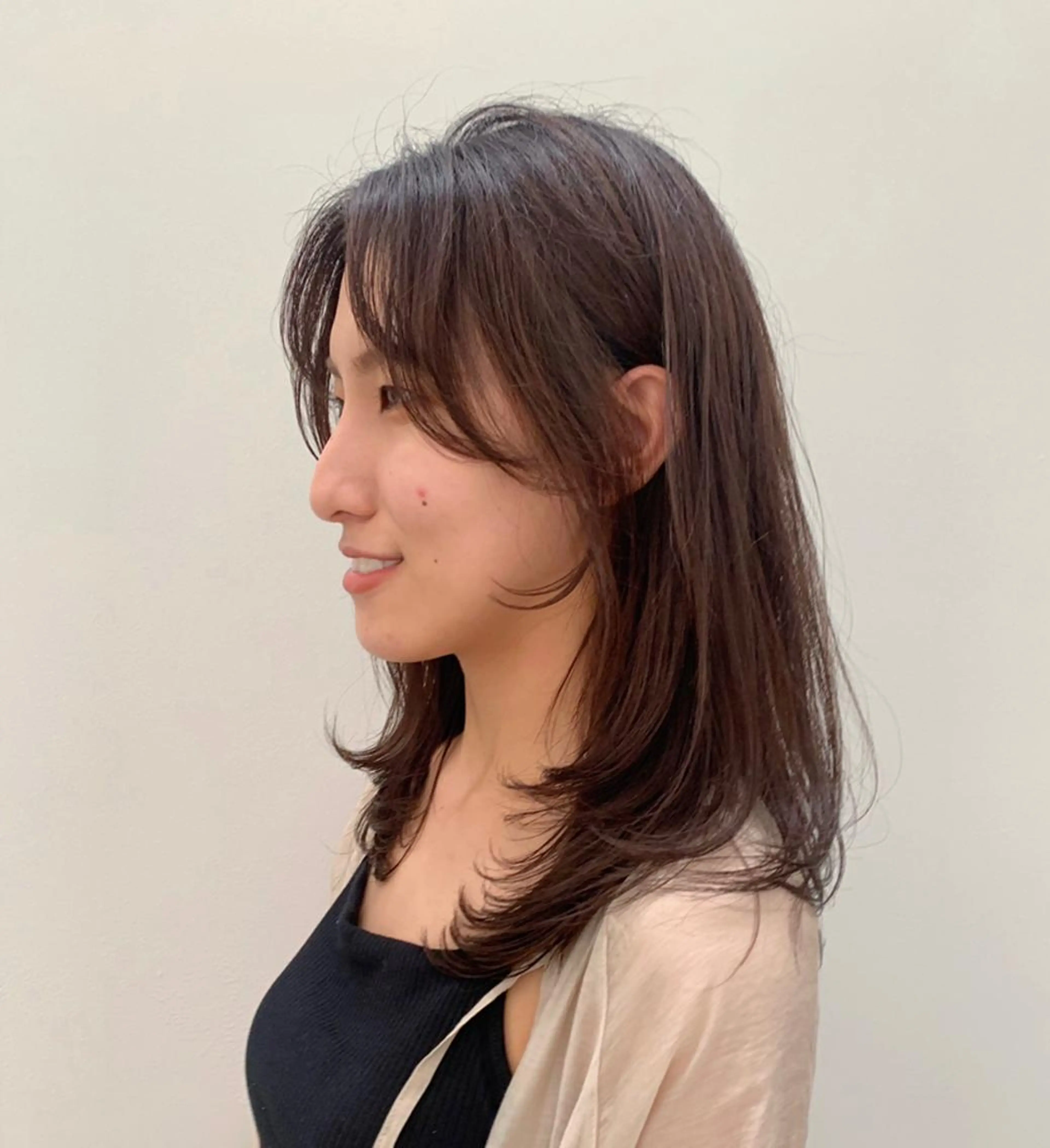 セミロング カット トリートメント aoi /パーマ /まるみショートのヘアスタイル