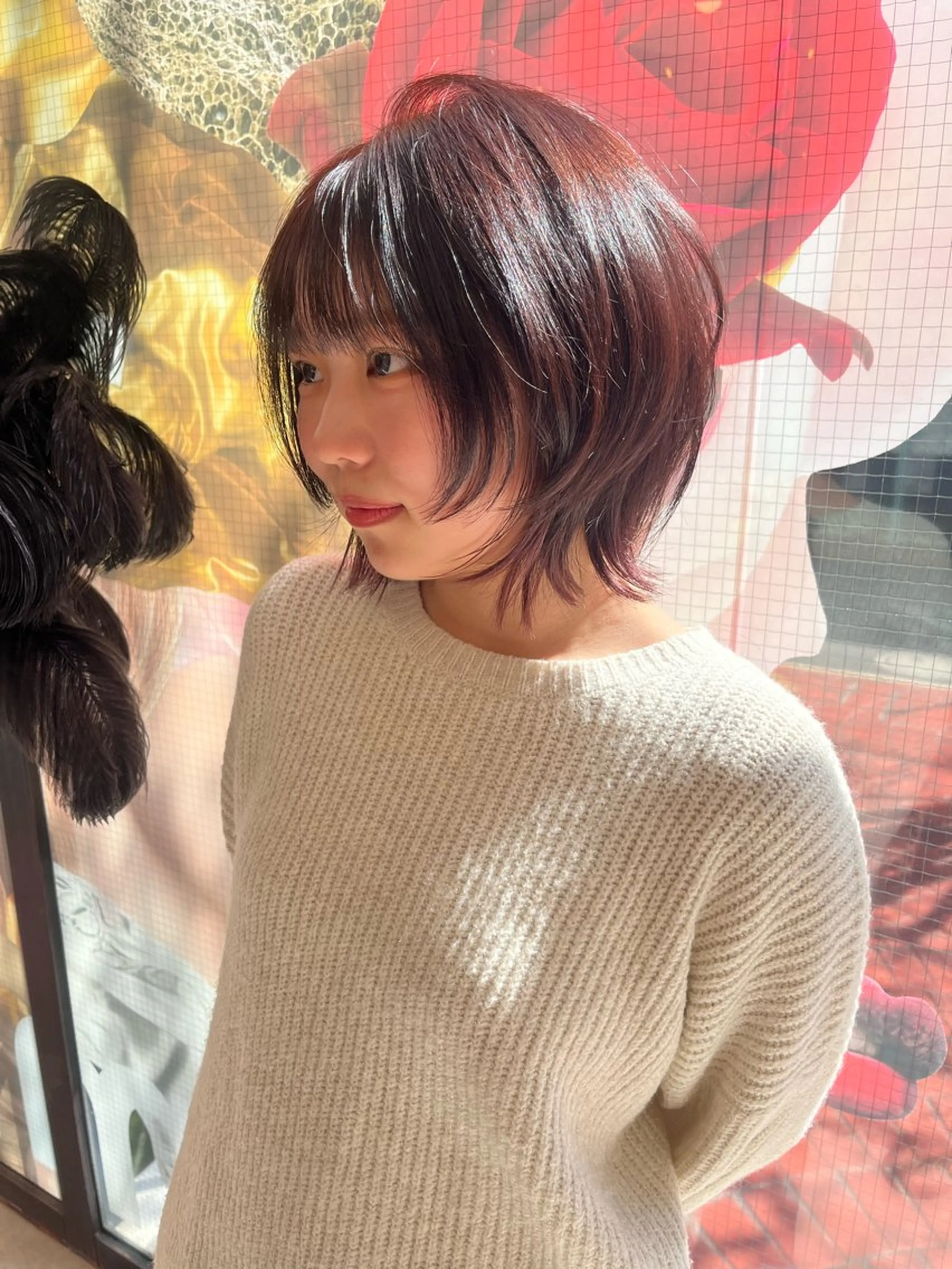 ショート カラー ヘアアレンジ ヘアカラー @kyoniyy KYONIのヘアスタイル