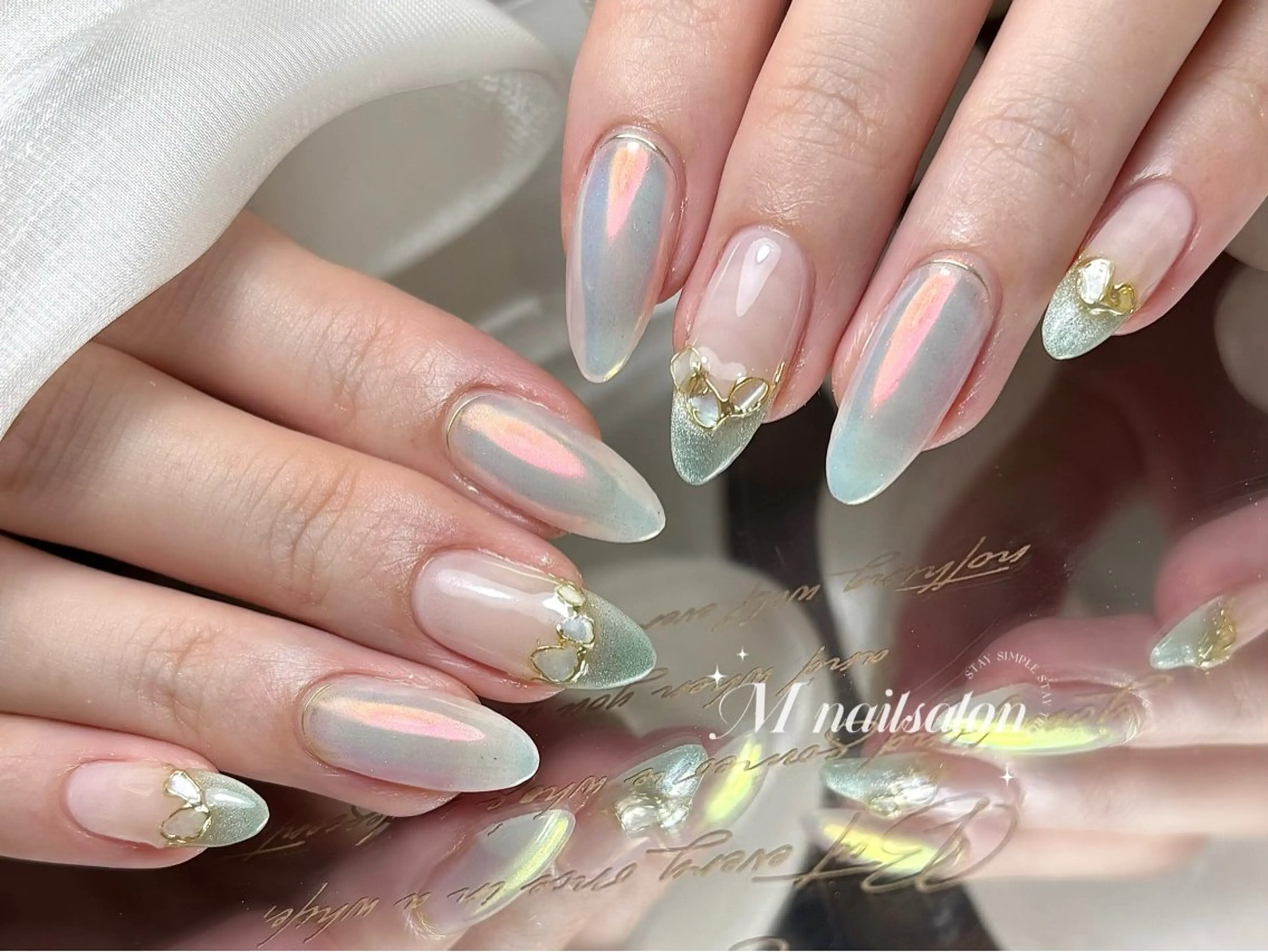 ネイル M🌷nail 長さだし専門店のネイルデザイン