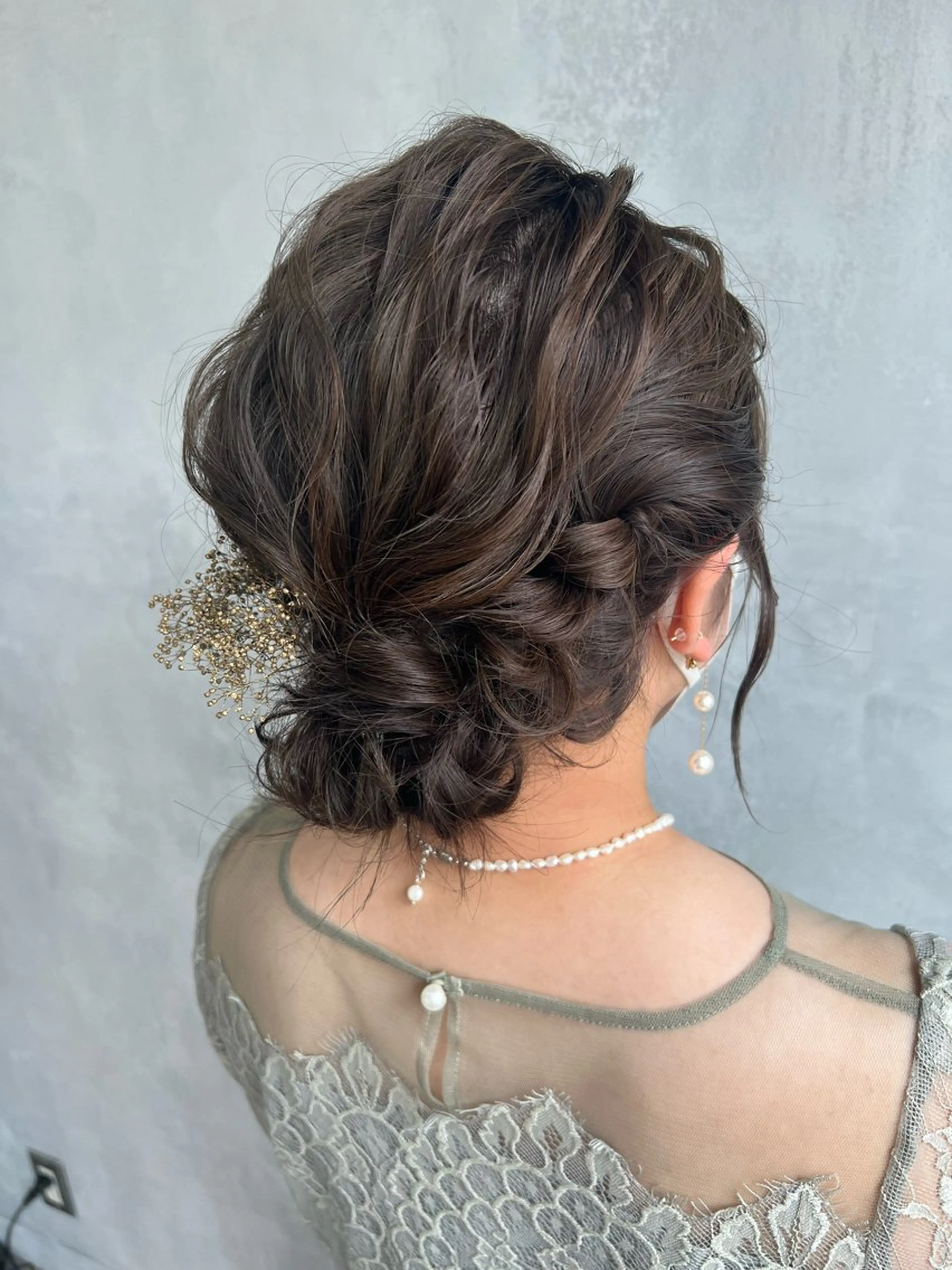 ミディアム ヘアアレンジ 高畑 恵莉 👒 暖色 / 艶髪 🧺のヘアスタイル