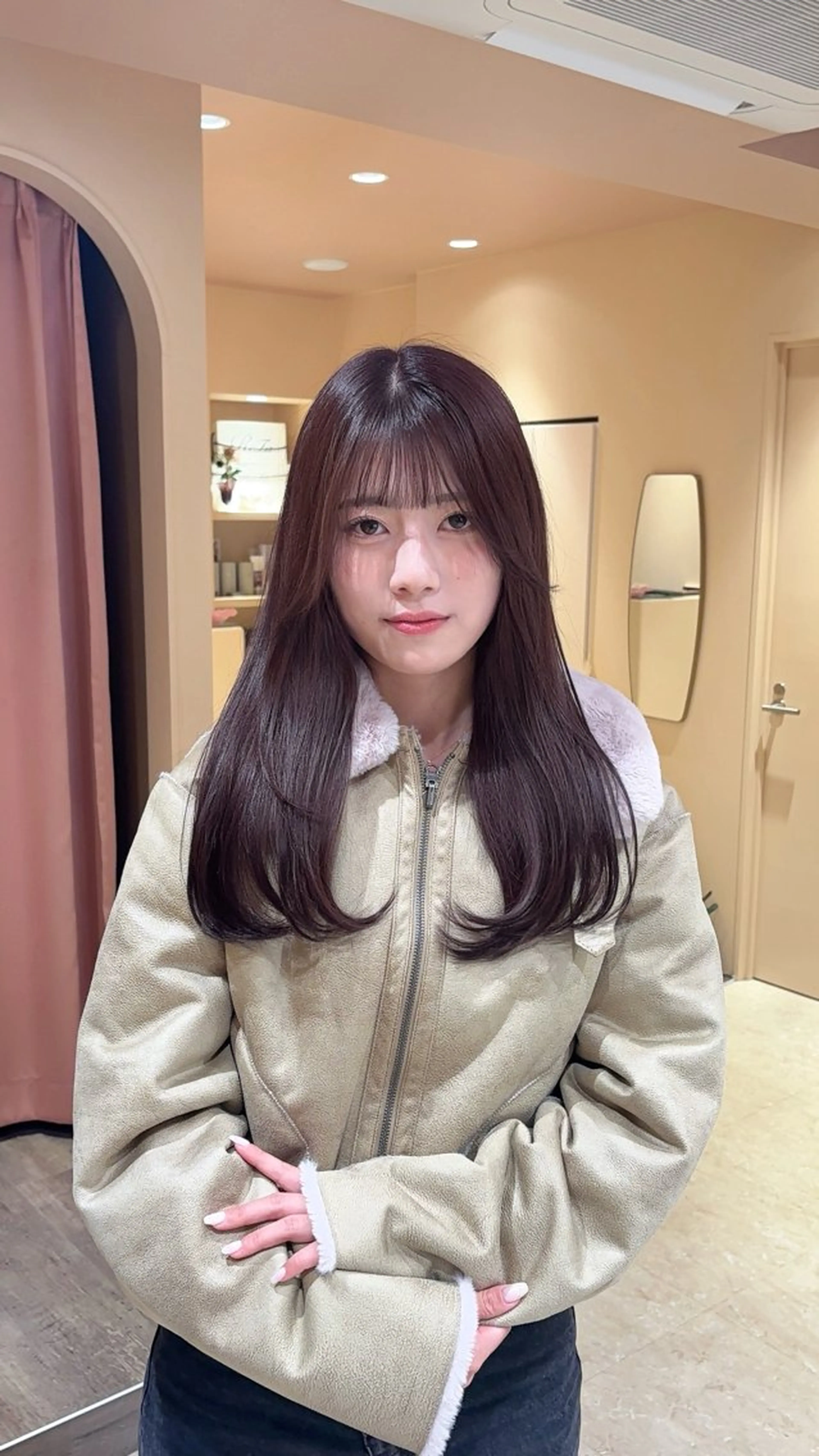 ロング カラー ラベンダーカラー coyumi / 𝘦 𝘮 𝘶のヘアスタイル