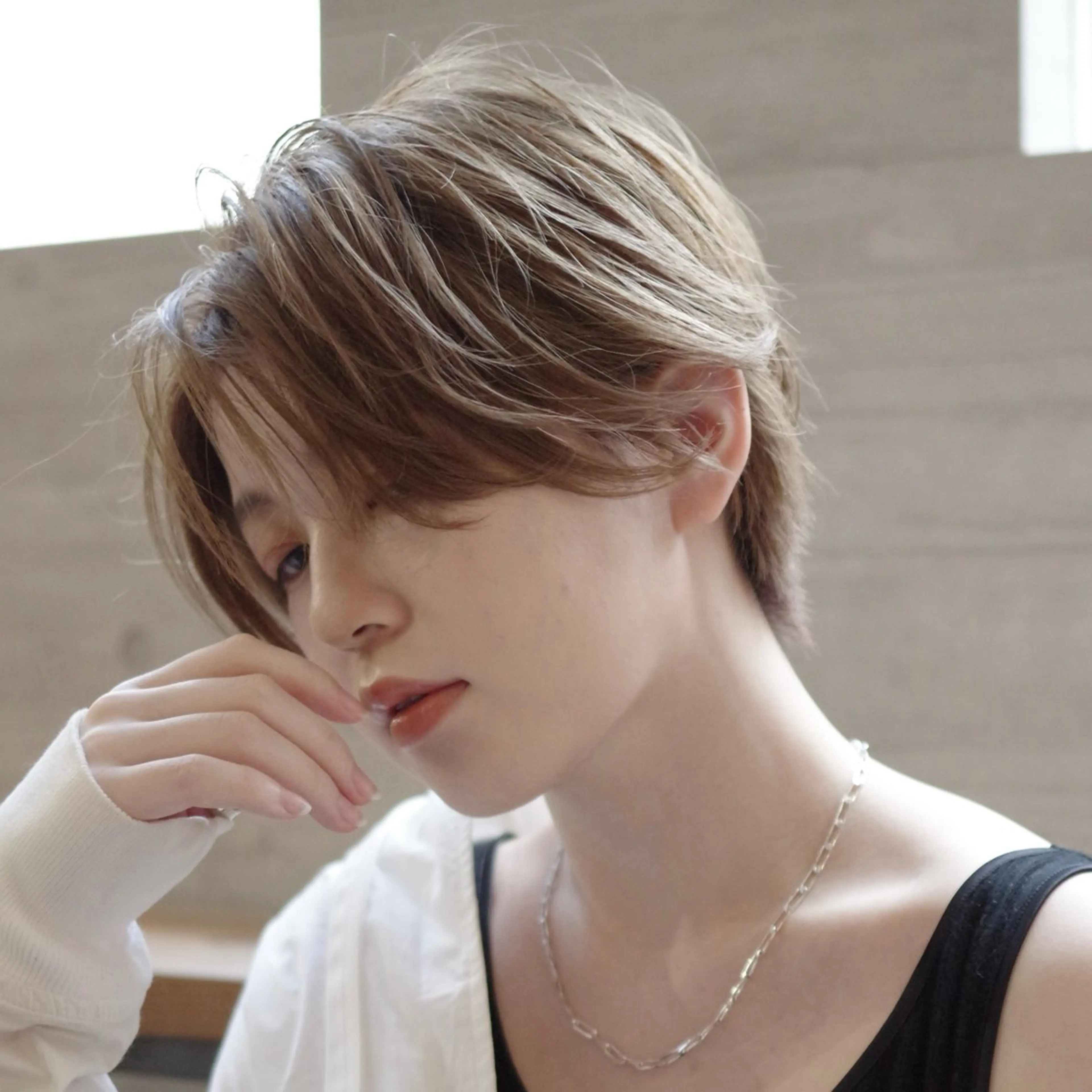 ショート 遠藤惟斗/自由が丘/ 透明感カラー/パーマのヘアスタイル