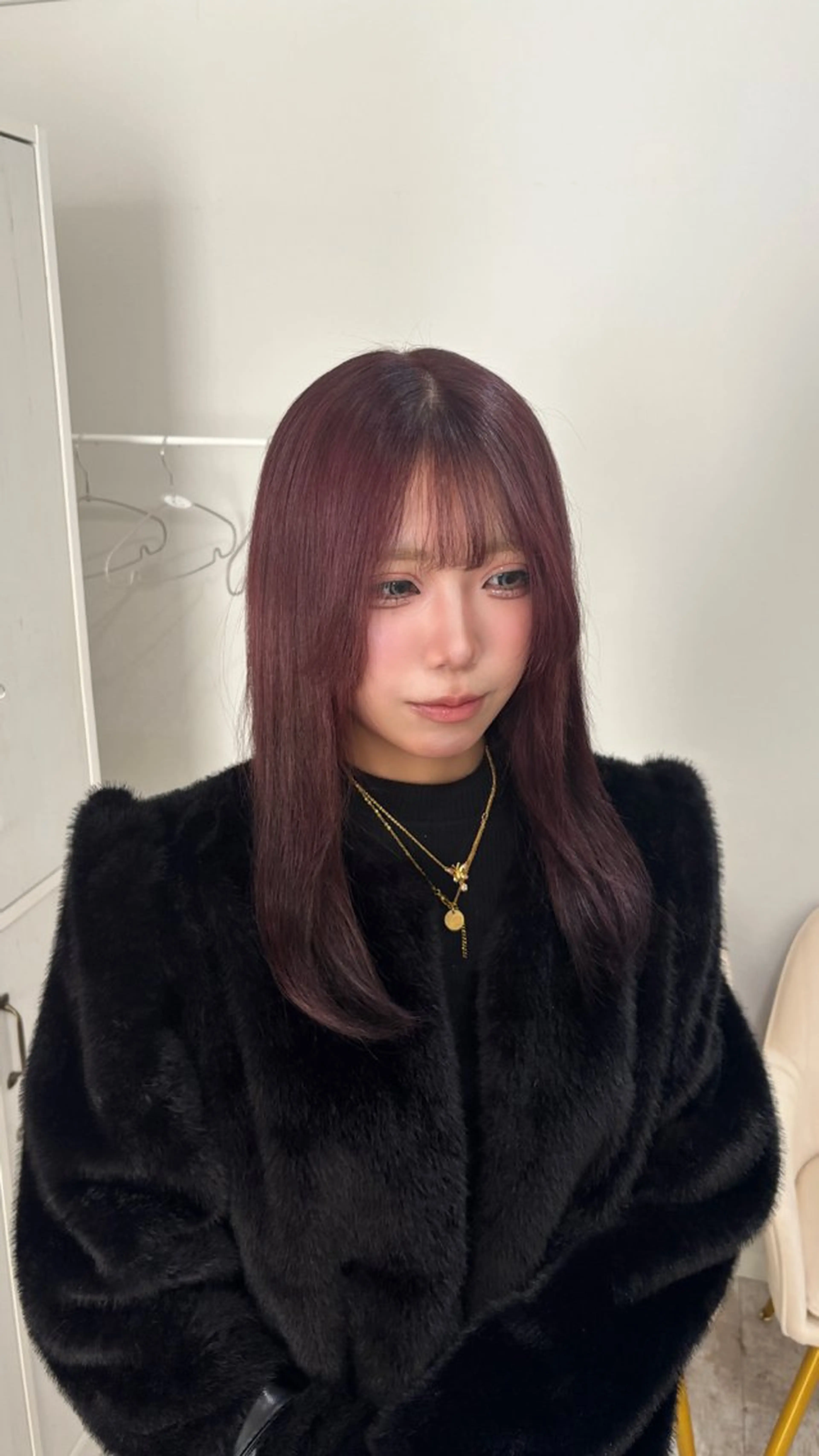 セミロング カラー ヘアカラー piLLon mayuのヘアスタイル