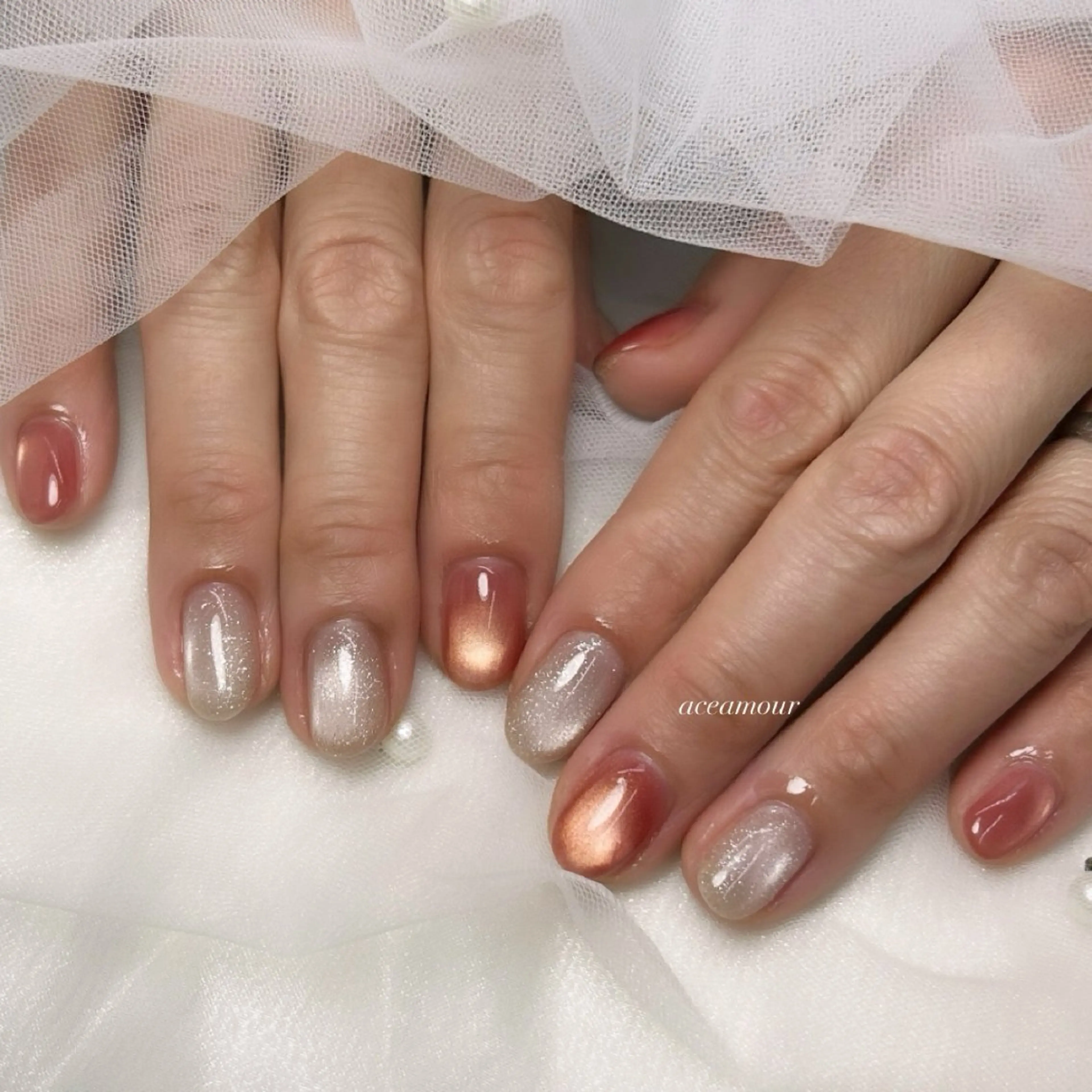 ネイル ハンドネイル ネイル/耳つぼ /新ホワイトニングのネイルデザイン