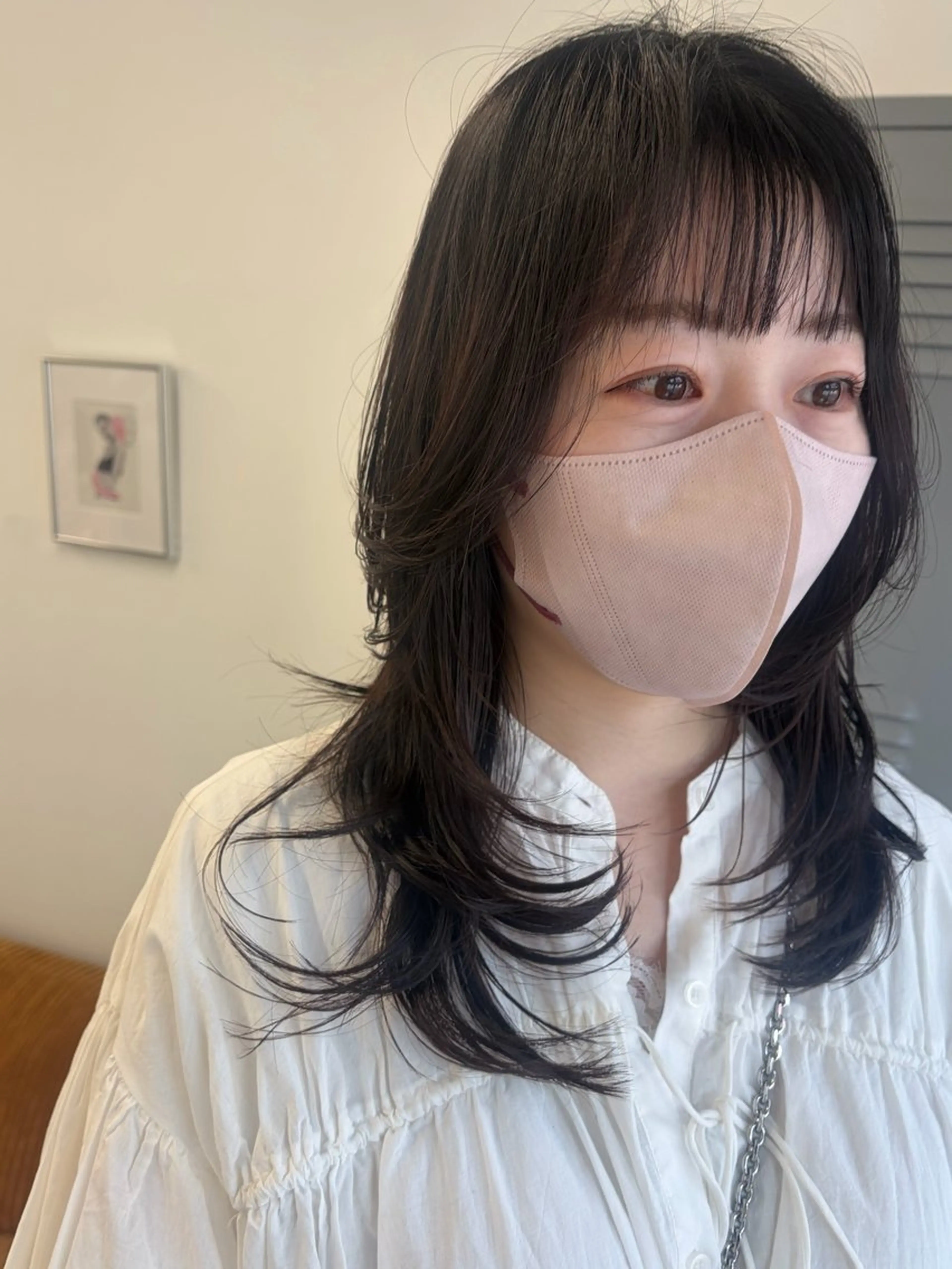 セミロング レイヤーカット カット トリートメント cana 札幌レイヤースタイルのヘアスタイル