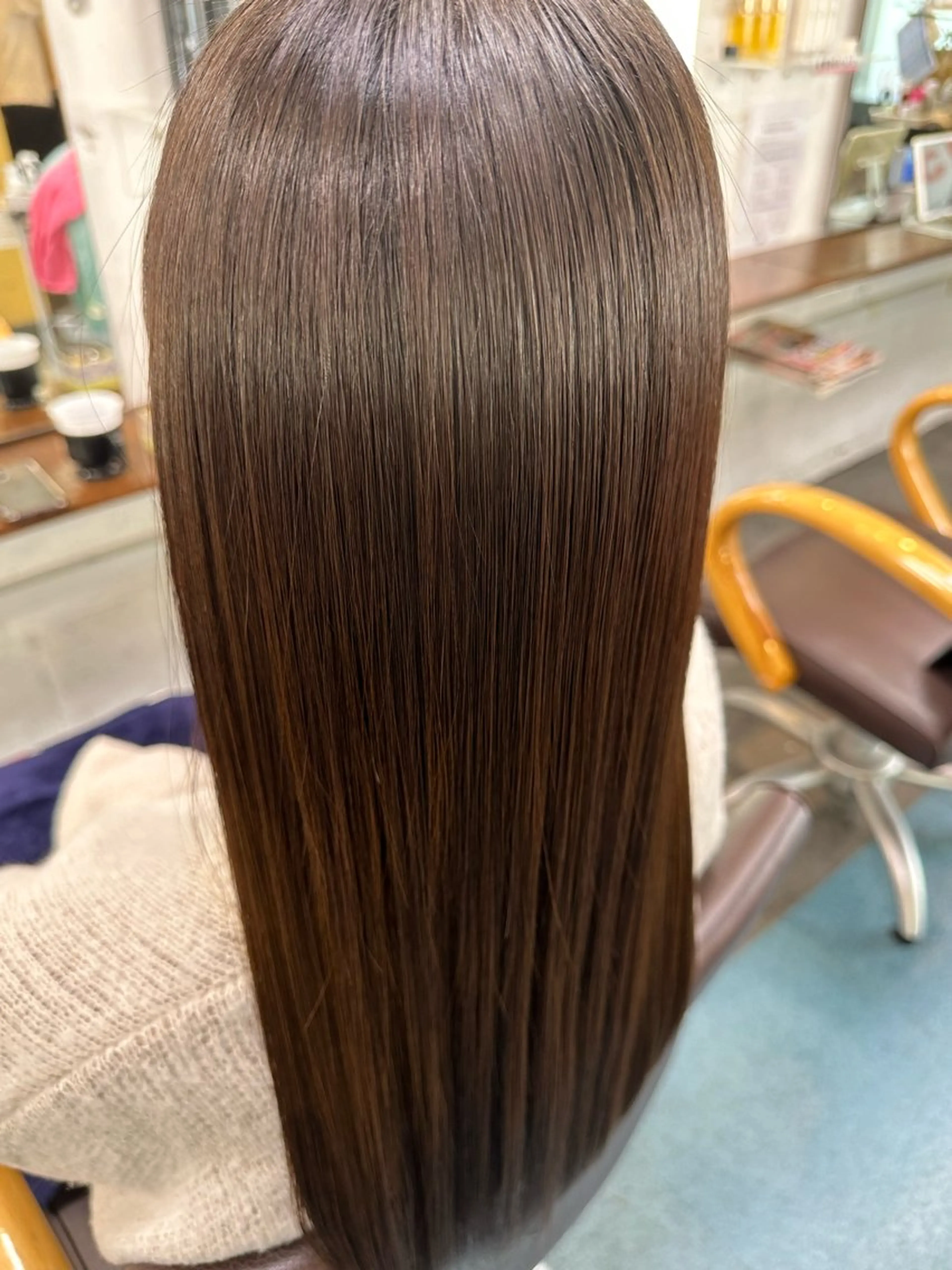 セミロング 髪質改善 カット ヘアカラー トリートメント 【髪質改善】に特化 オリーブオイルクラブのヘアスタイル