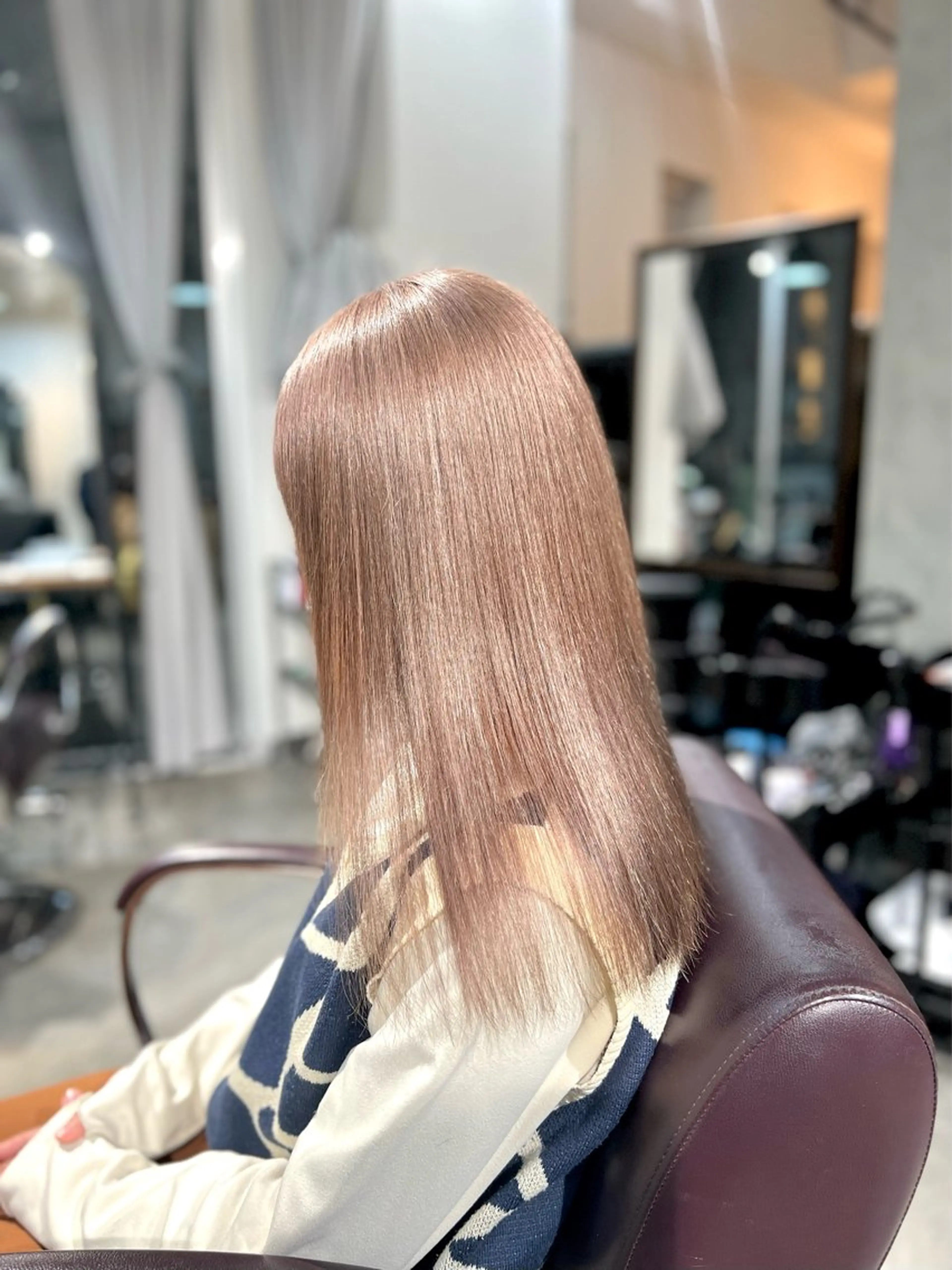 ミディアム カラー ヘアアレンジ ヘアカラー トリートメント ヘアセット 🌈インナーカラー ‘ショウマ’🌈のヘアスタイル