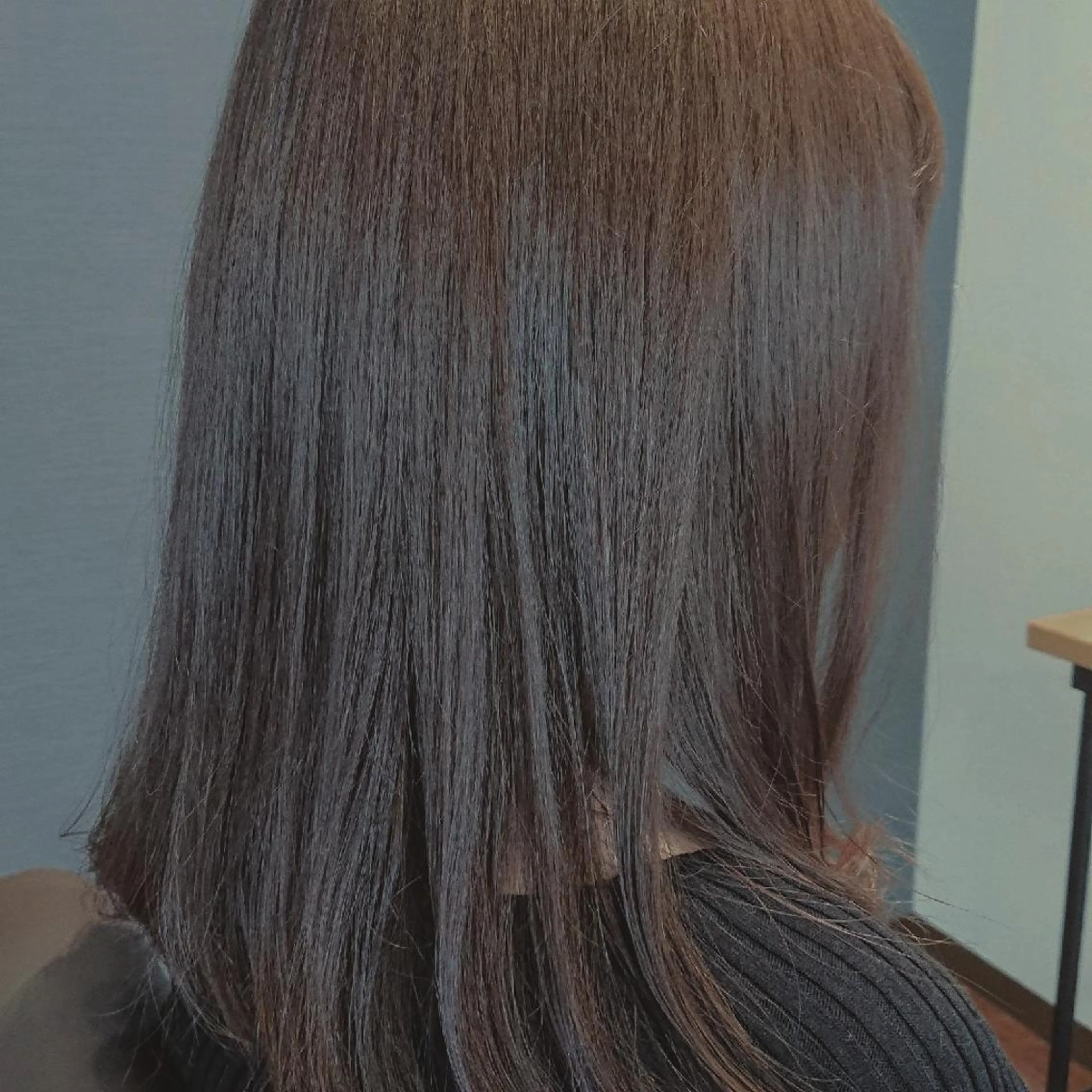 ミディアム ヘアカラー 縮毛矯正 トリートメント HAIRCARE Carune所属・仙台駅前徒歩5分🎀 23時まで予約可🌸のヘアスタイル