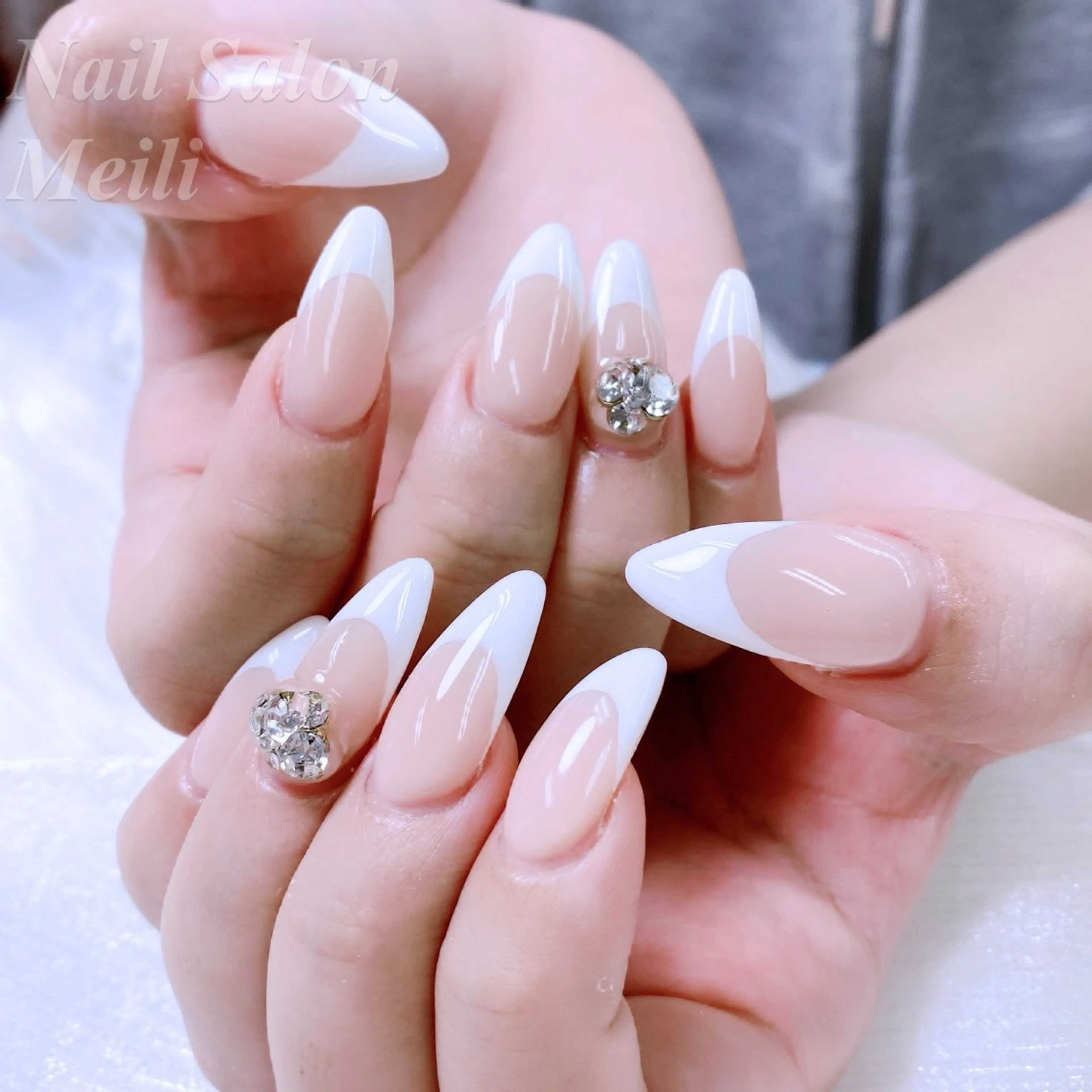ネイル フレンチネイル ハンドネイル NAILSALON MEILIのネイルデザイン