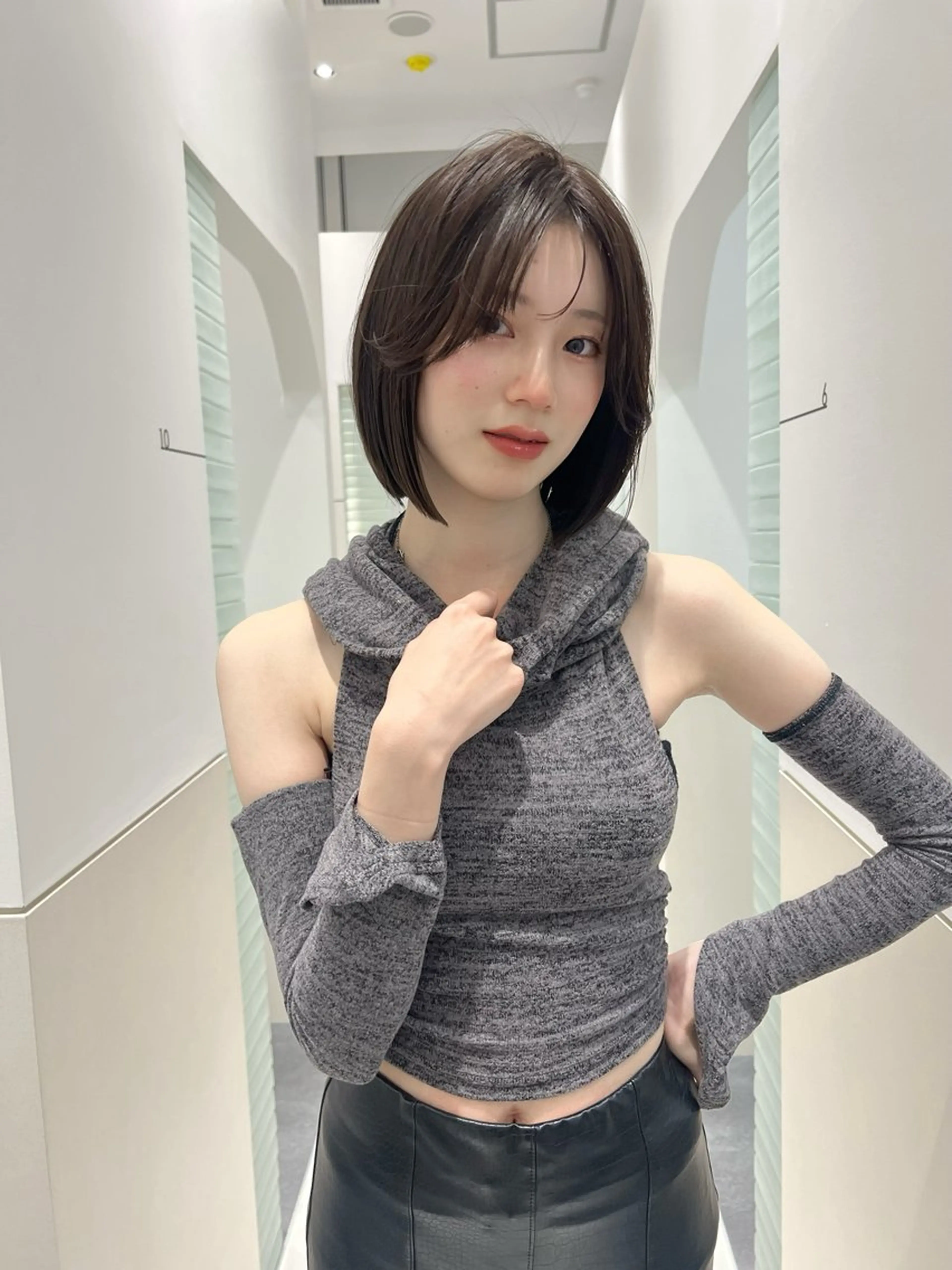 ショート 銀座/韓国/ワンホン 🤍艶髪🖤nahoのヘアスタイル