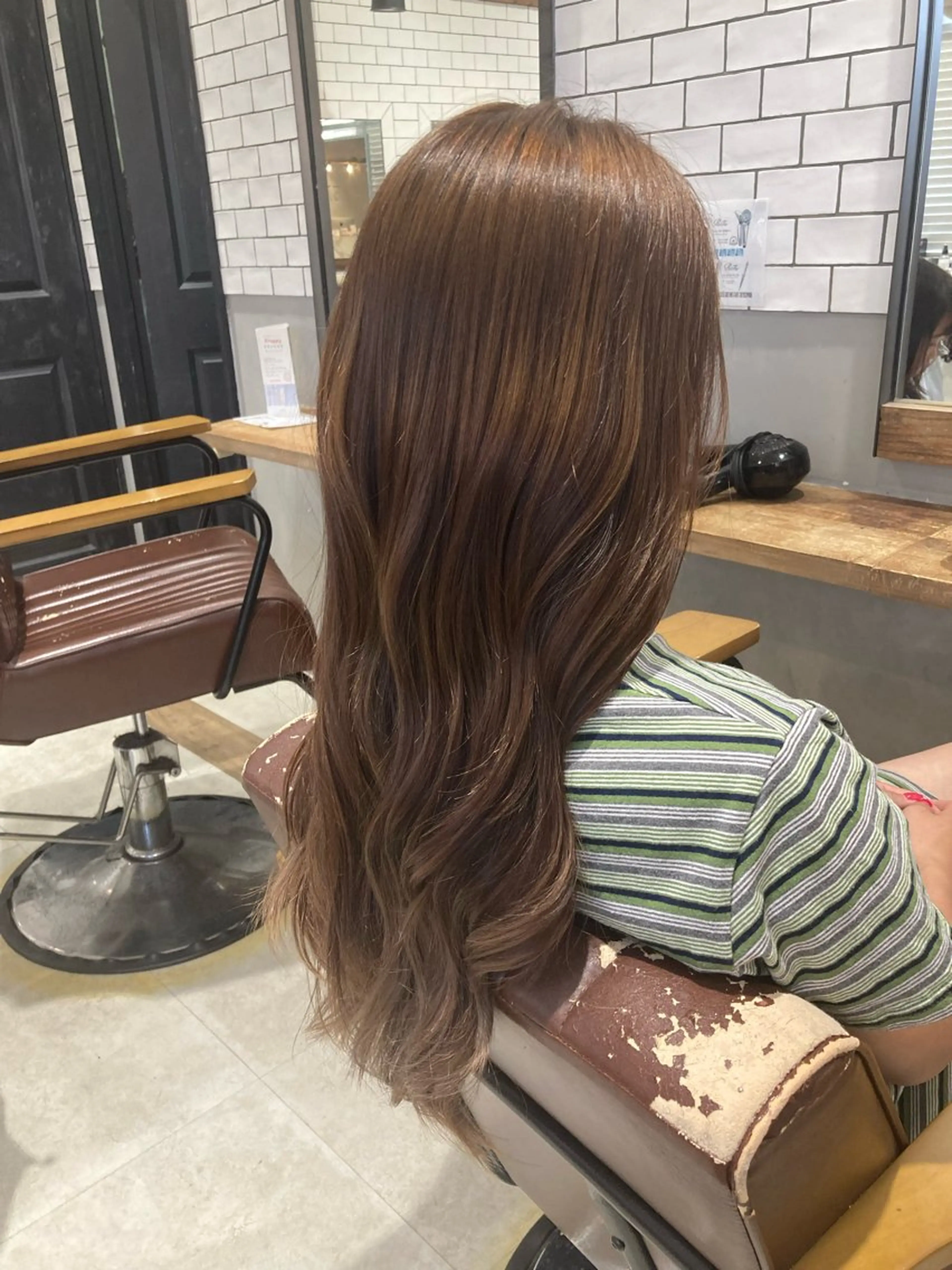 ロング カット ヘアカラー 菊地 優斗のヘアスタイル