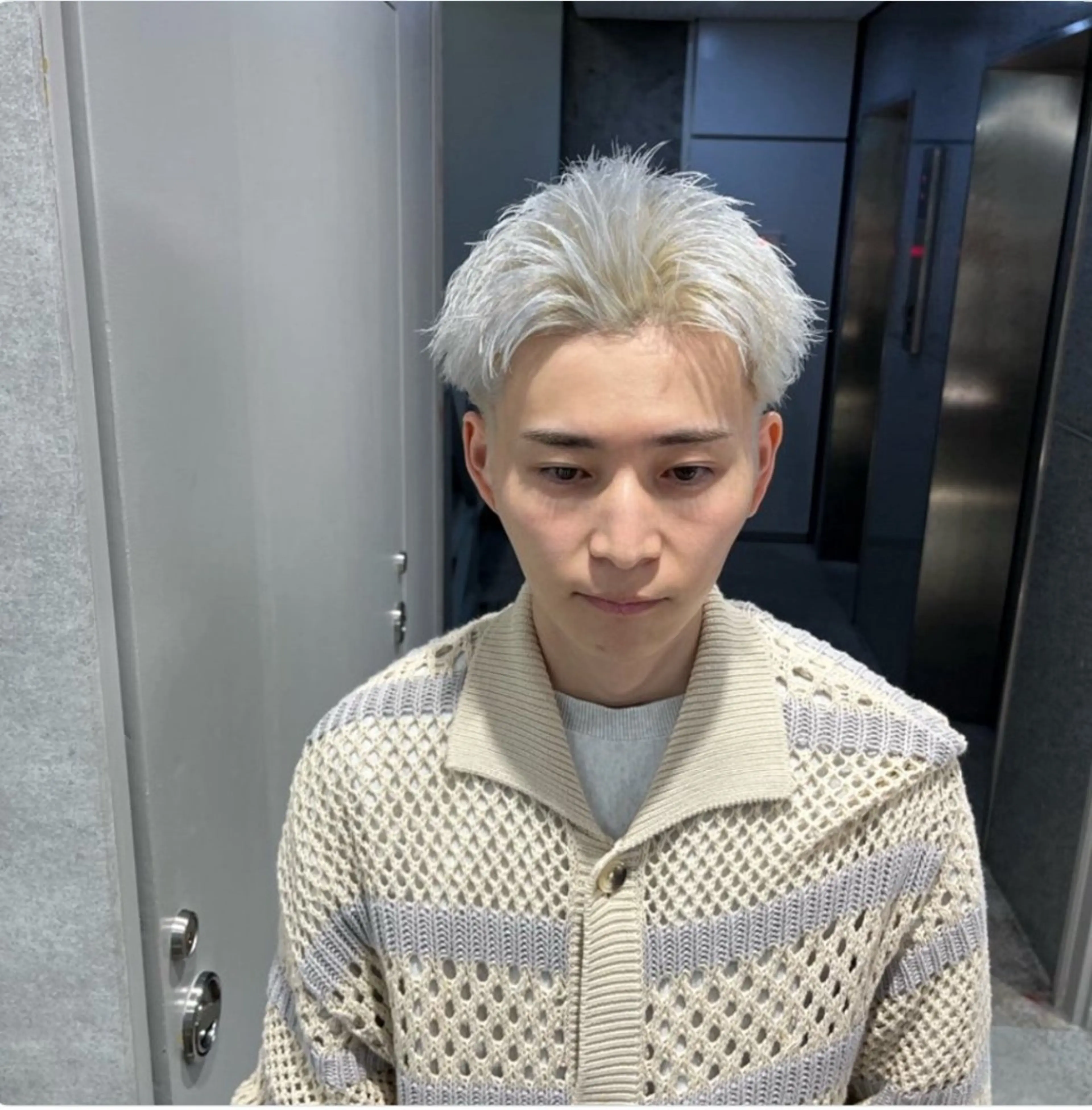 ショート カラー パーマ メンズ カット ヘアカラー 🔥メンズ 特化🔥菊水皐暉🔥のヘアスタイル