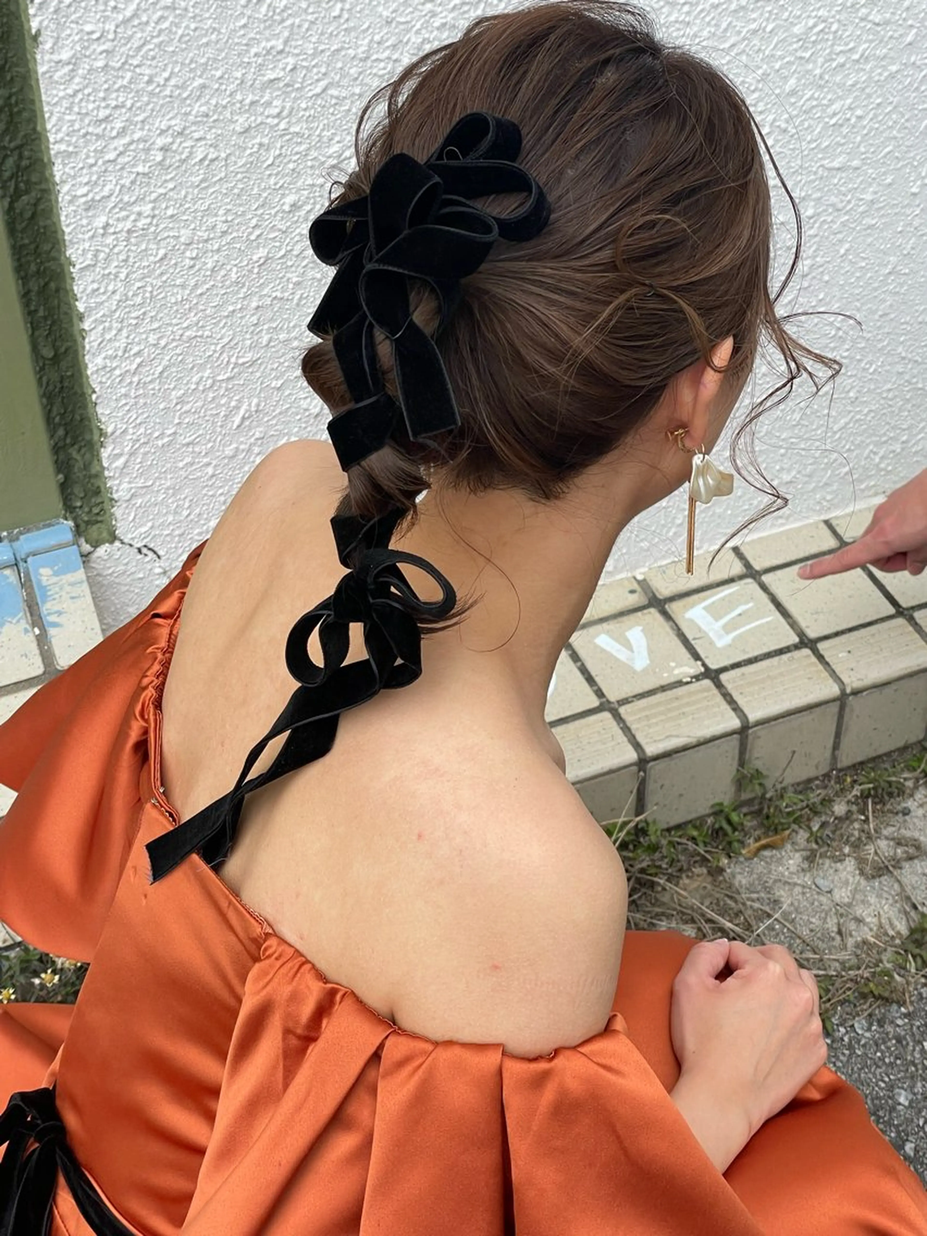 ヘアアレンジ WHITE EYE 浦添所属・ヘアメイク acoのヘアスタイル