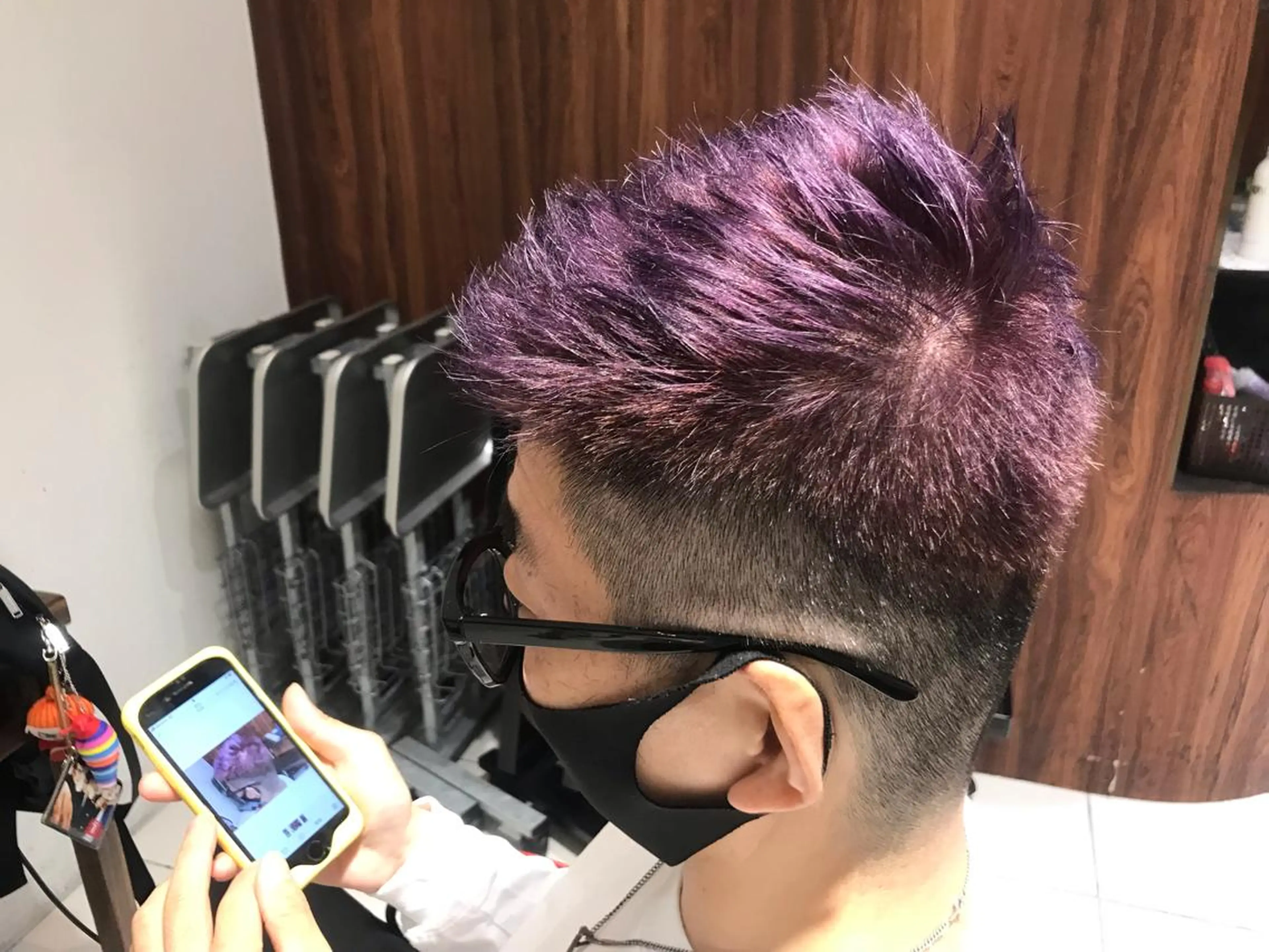 ショート カラー メンズ フェードカット 似合わせ☆ショート 店舗指名1位✨LEOのヘアスタイル