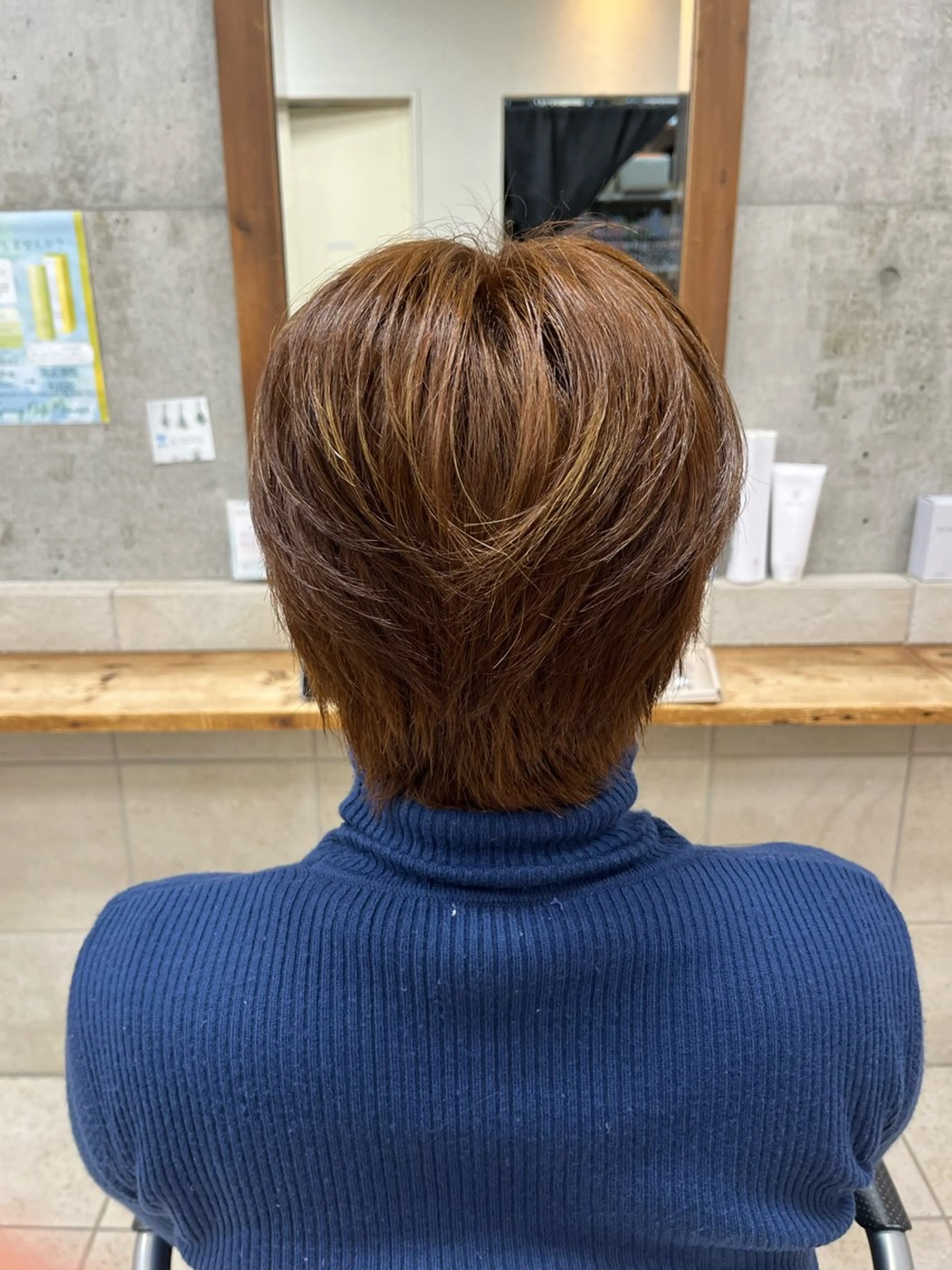 ショート カラー メンズ ショートヘア カット ヘアカラー たなか なおのヘアスタイル