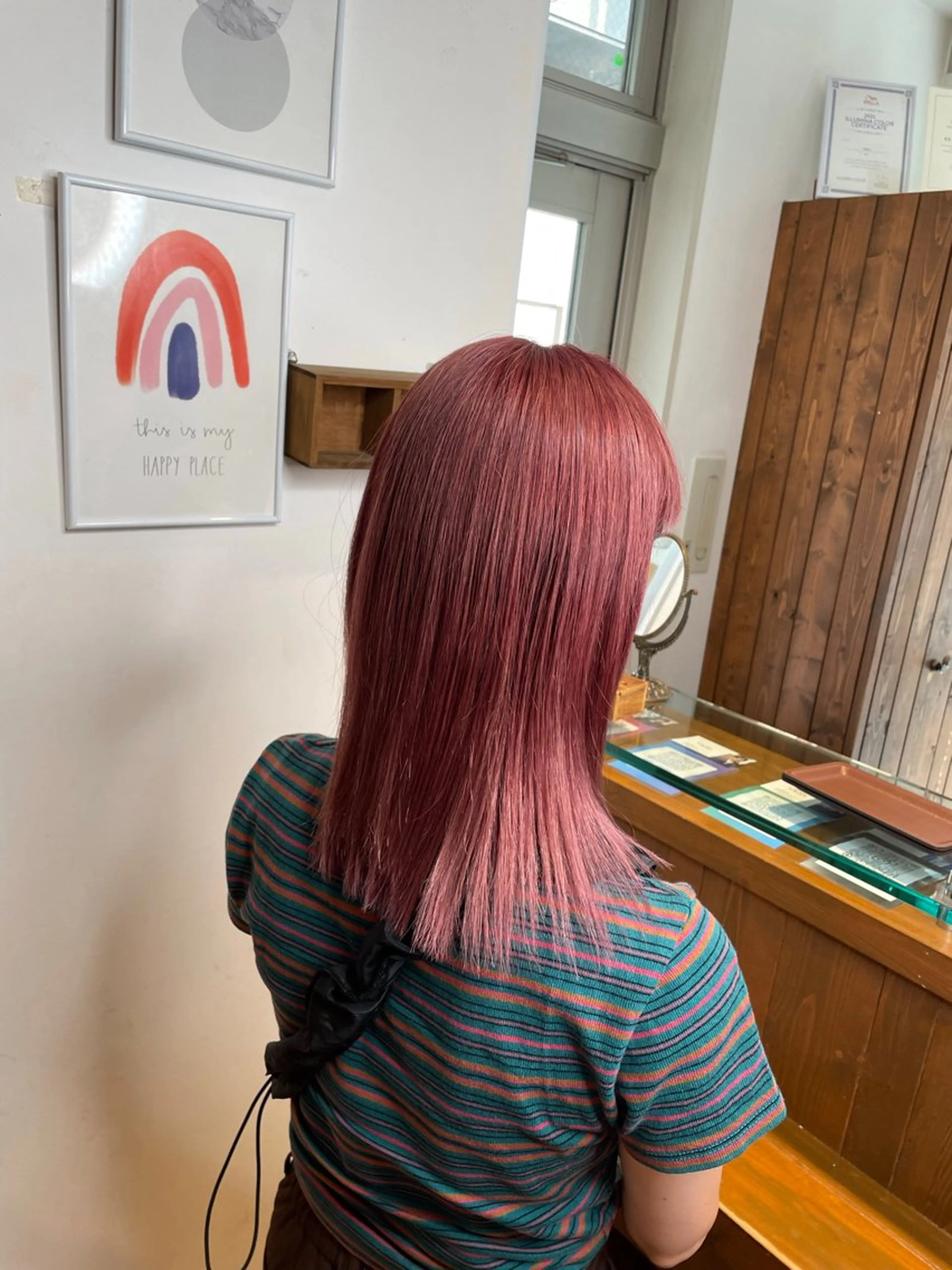 ミディアム カラー エクリ麻布十番店所属・髪質改善/ 縮毛矯正/相原聡のヘアスタイル