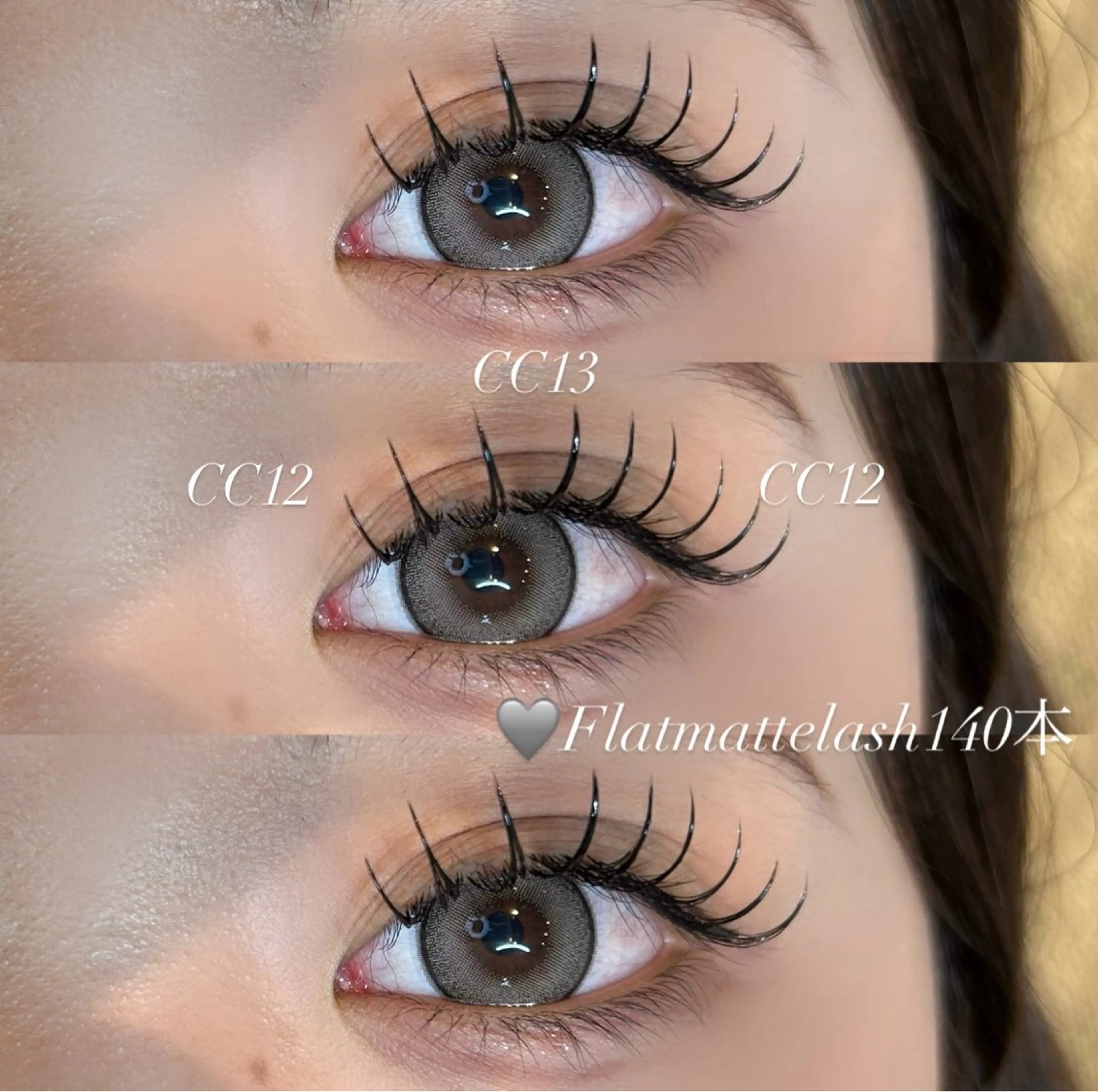 マツエク・マツパ フラットラッシュ マツエク Jouir miyuuのマツエク・マツパデザイン