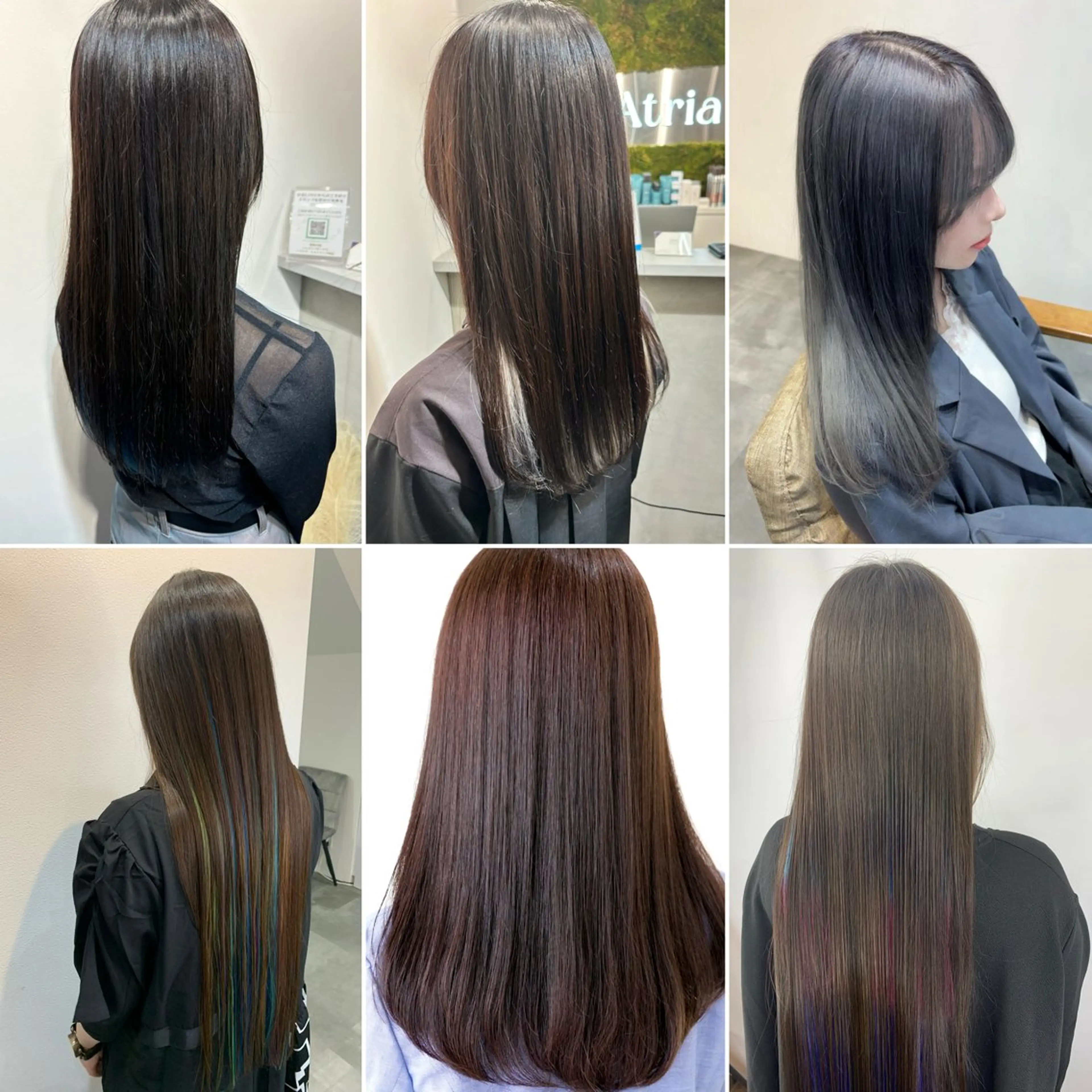 セミロング カラー トリートメント 酸熱トリートメント カット ヘアカラー トリートメント メンズ特化✨パーマ Atria横浜コンダのヘアスタイル