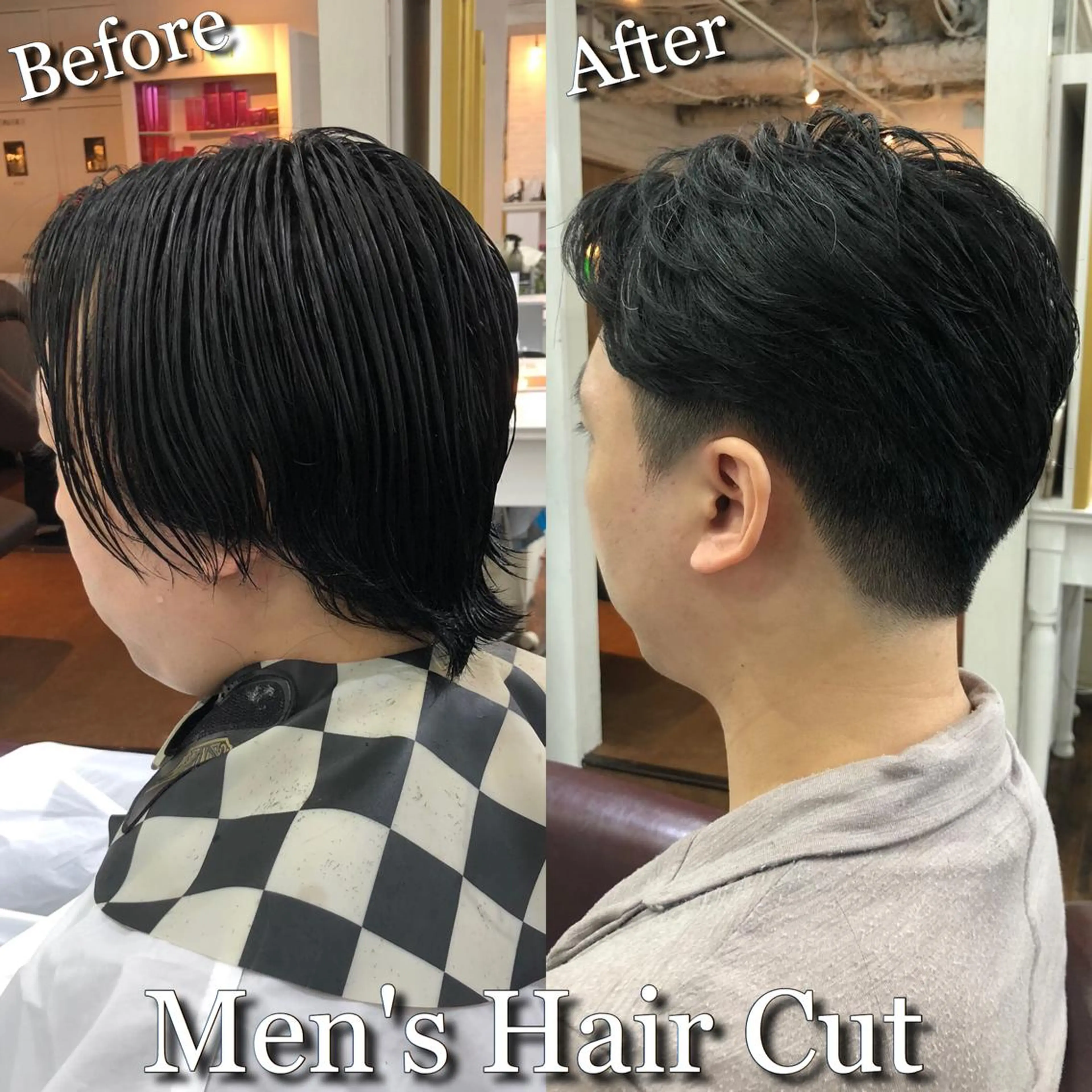 メンズ Soleria 田中慎一のヘアスタイル