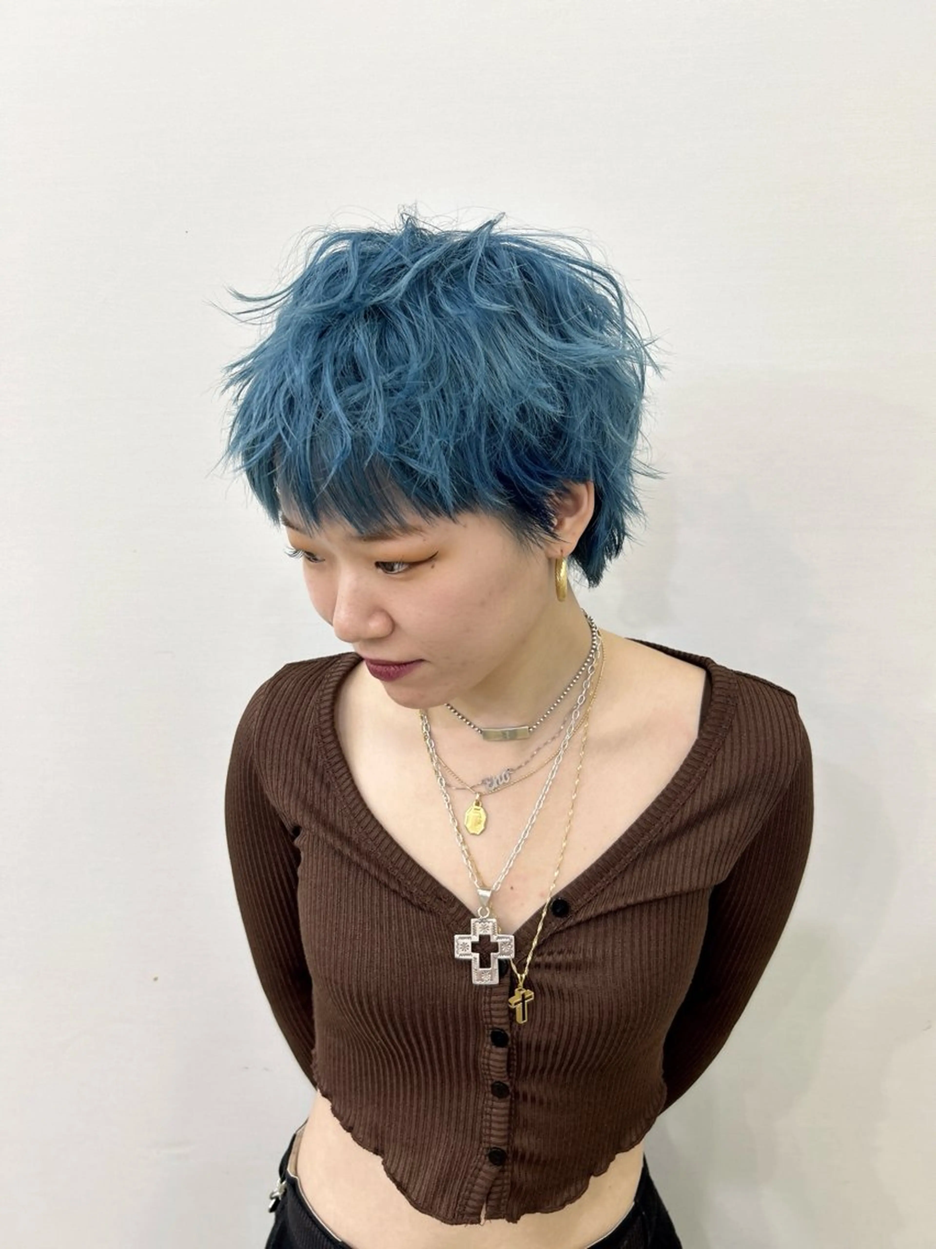 ショート カラー ヘアカラー レディースショート カットモデル募集🌟のヘアスタイル