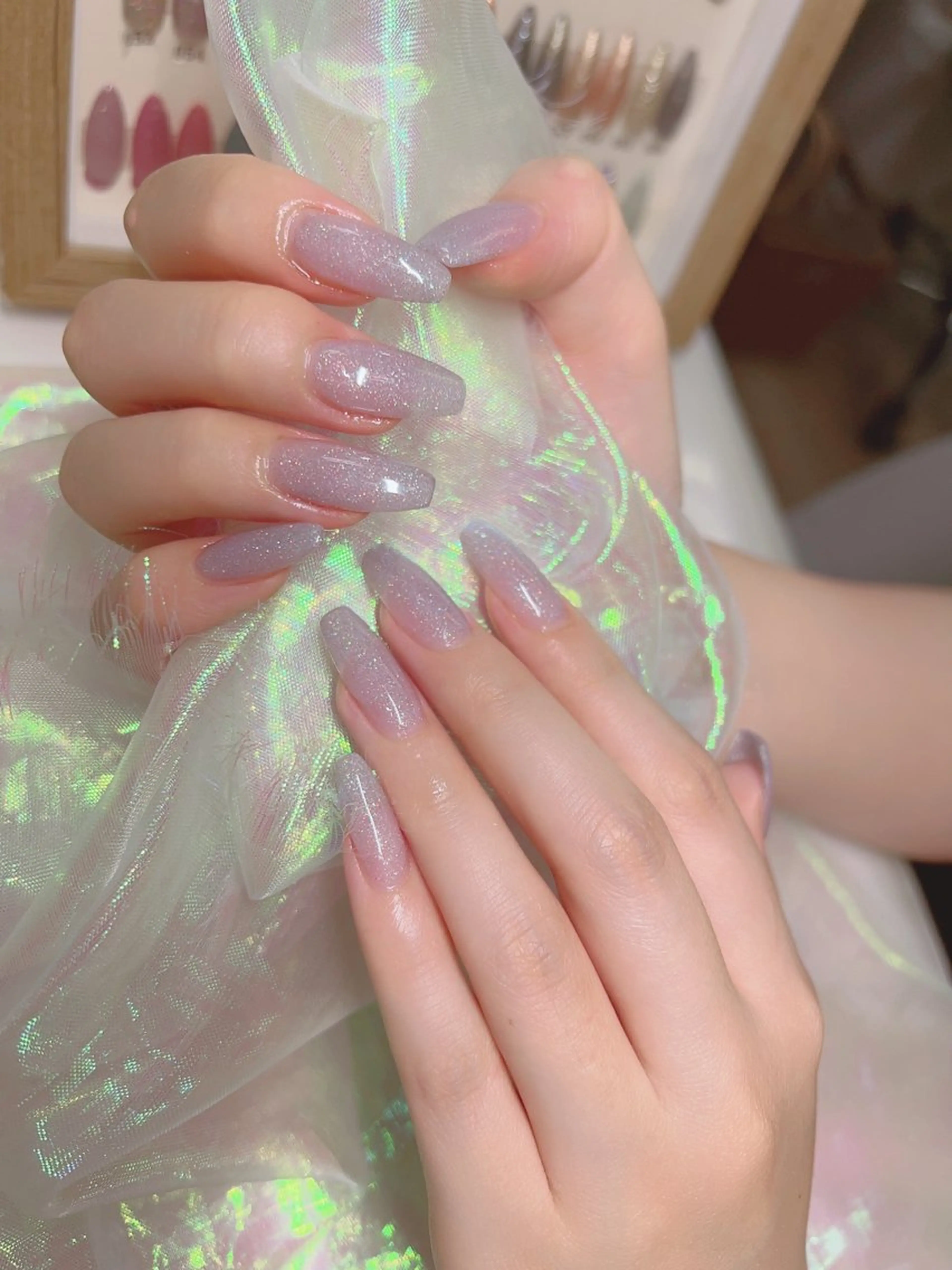 ネイル チークネイル マグネットネイル 持ち込み ニュアンスネイル シンプルネイル インフィニティ ネイルサロンのネイルデザイン