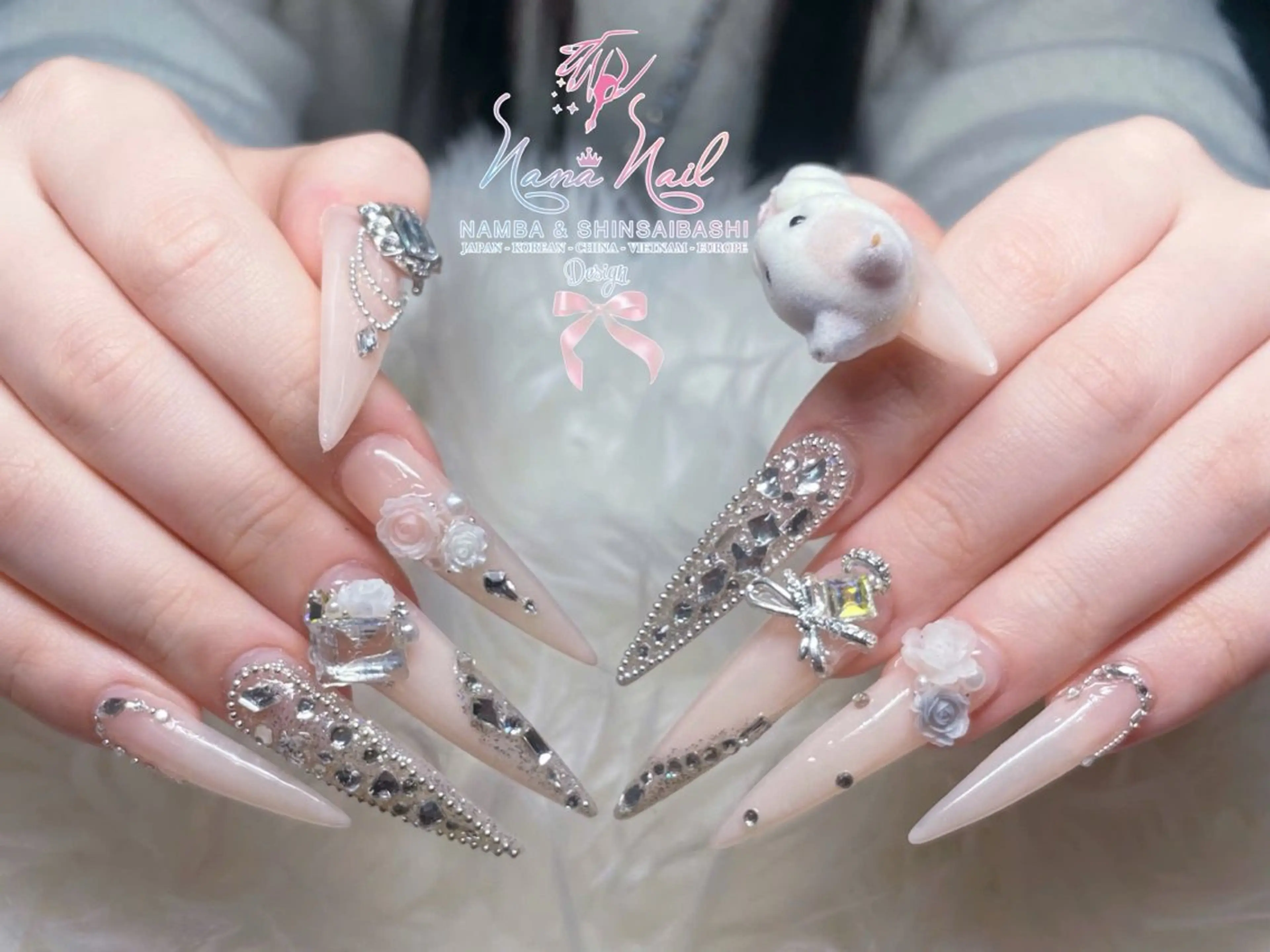 ネイル フットネイル ジェルネイル 持ち込み ネイルチップ ハンドネイル リナネイル 長堀橋店／東心斎橋店のネイルデザイン