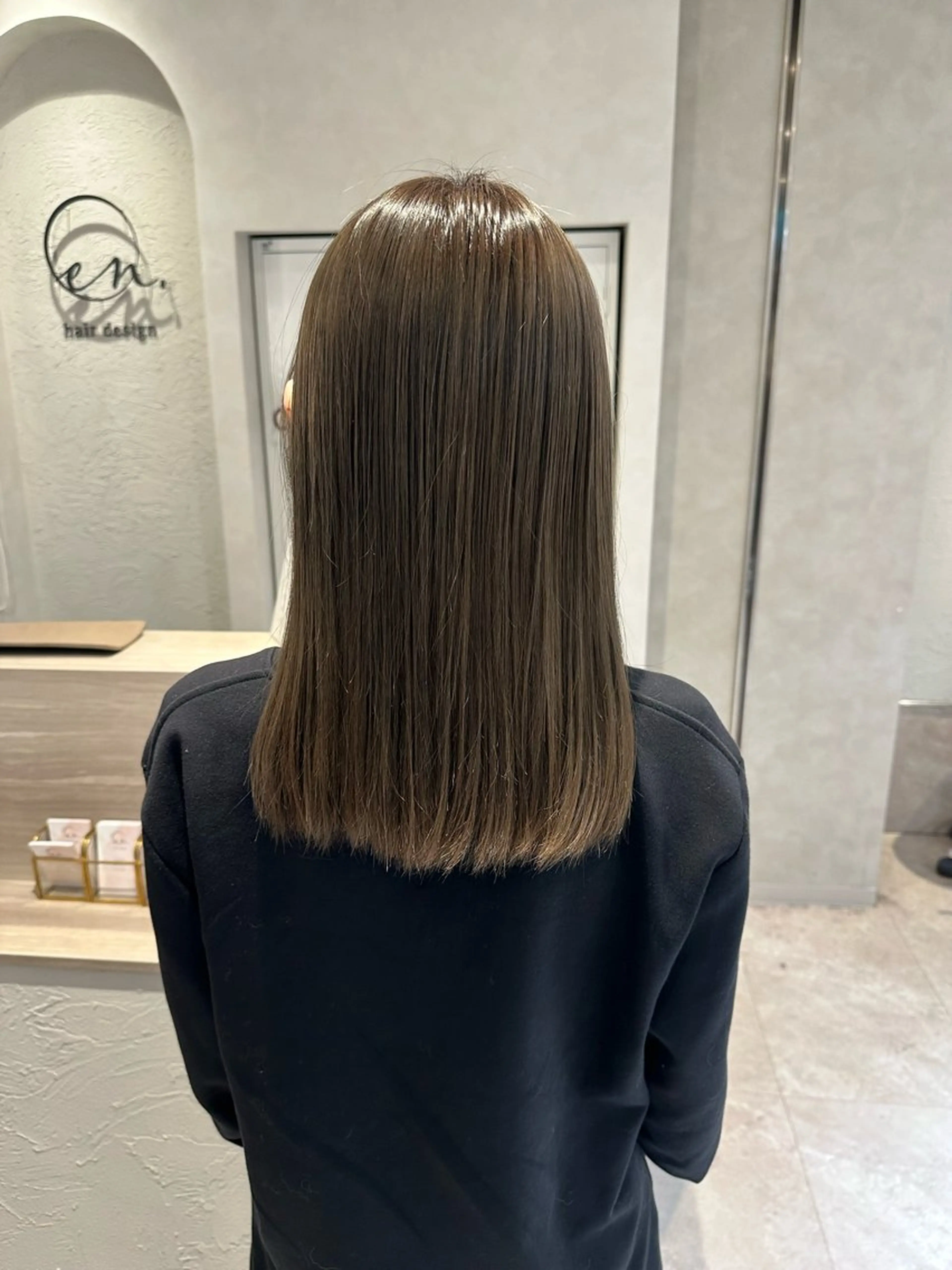 セミロング カラー ヘアカラー miyu ♡のヘアスタイル