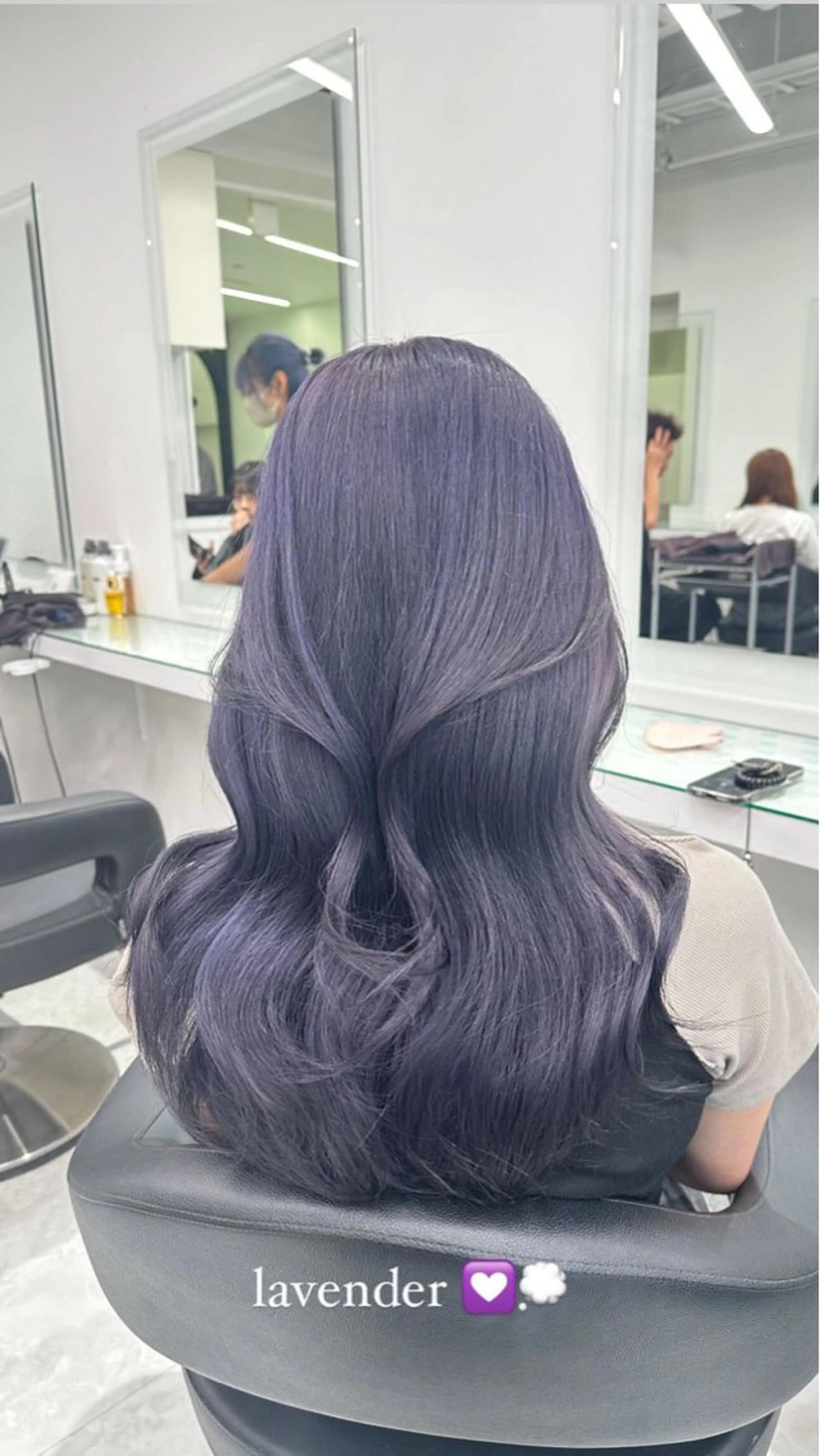 ロング カラー ヘアカラー トリートメント ヘッドスパ ヘアセット ❄最強かわいいカラー ❄️MINA❄️のヘアスタイル