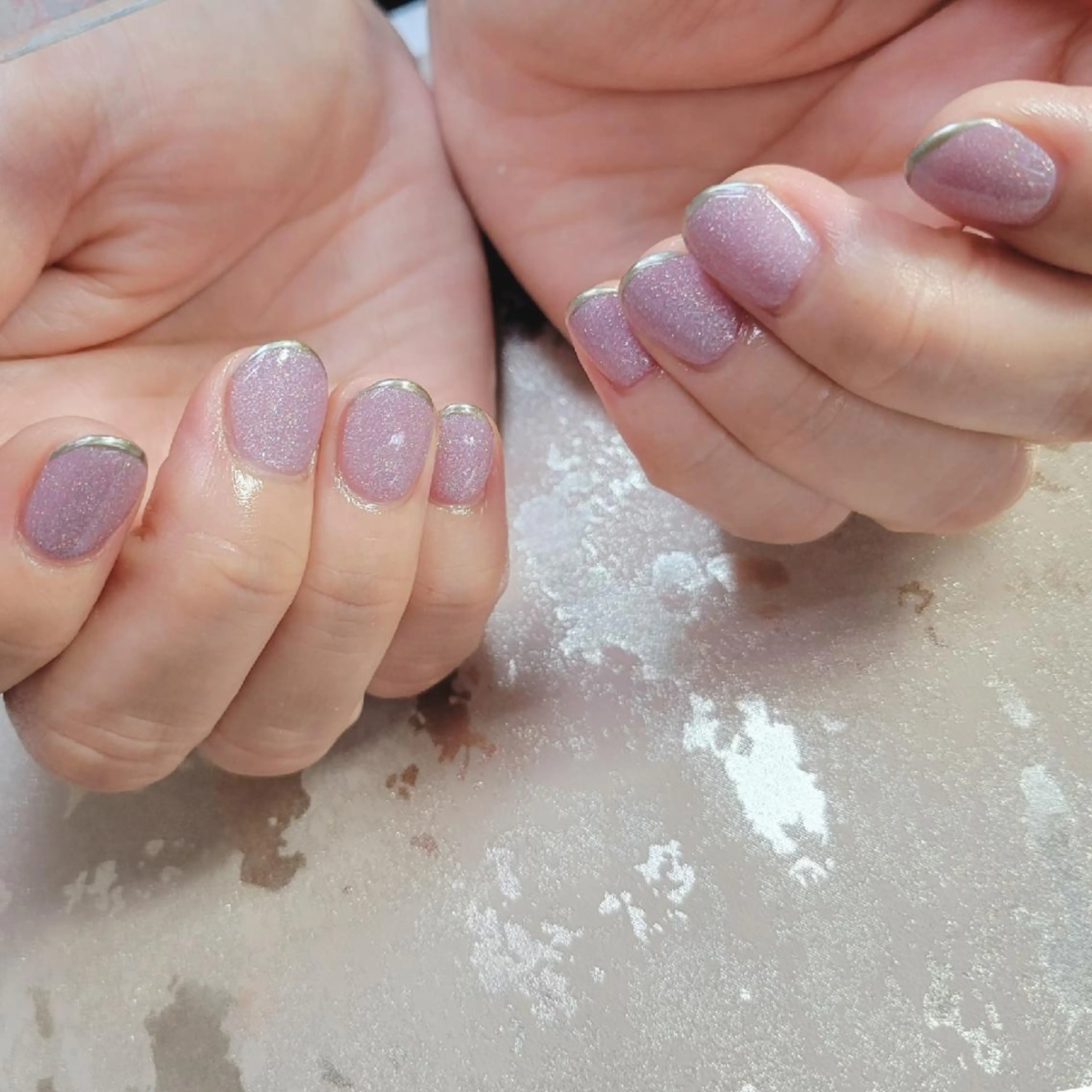 ネイル ラメ(グリッター) ネイルサロンほっこり kanaのネイルデザイン