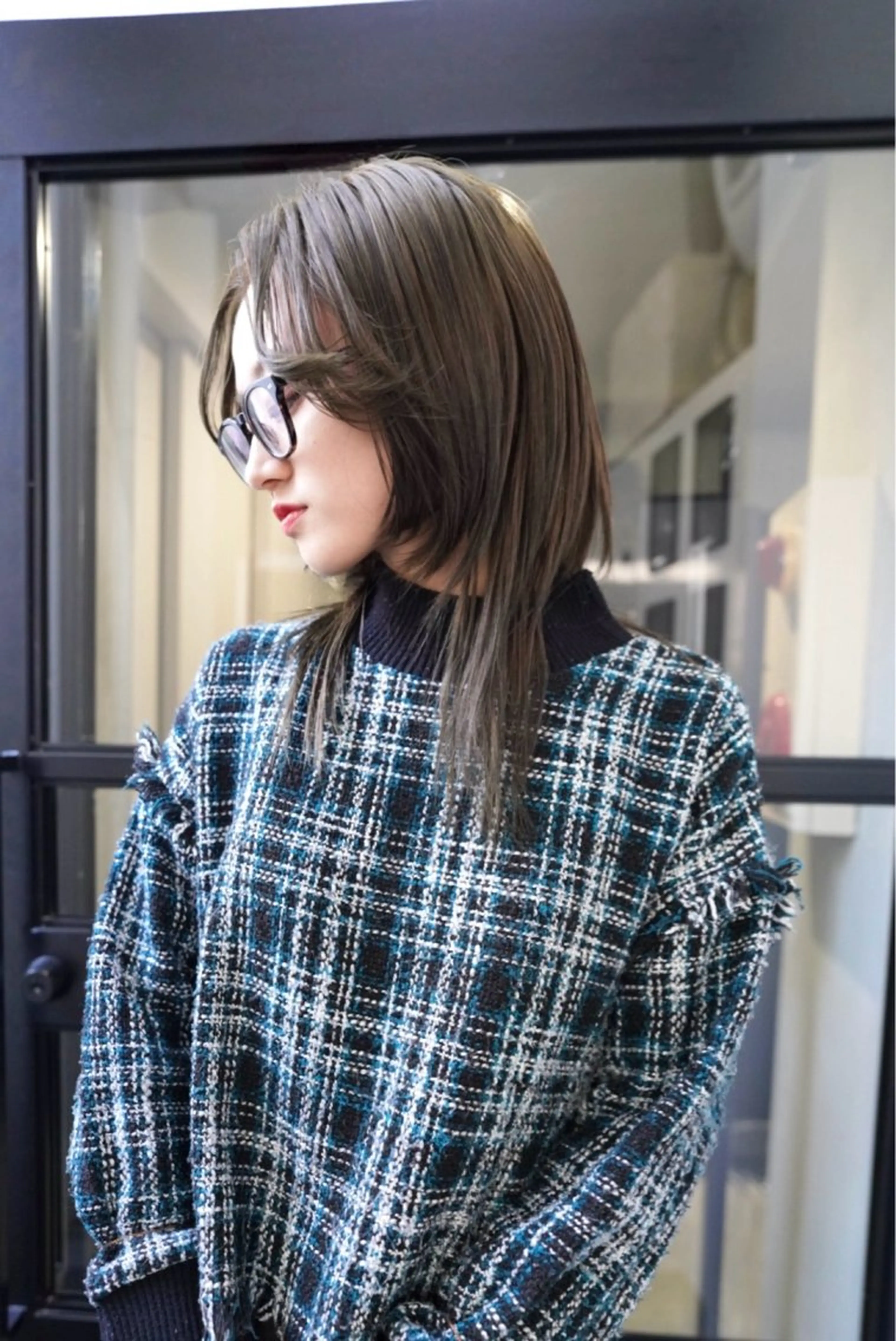 ロング カラー 原田 朱里のヘアスタイル