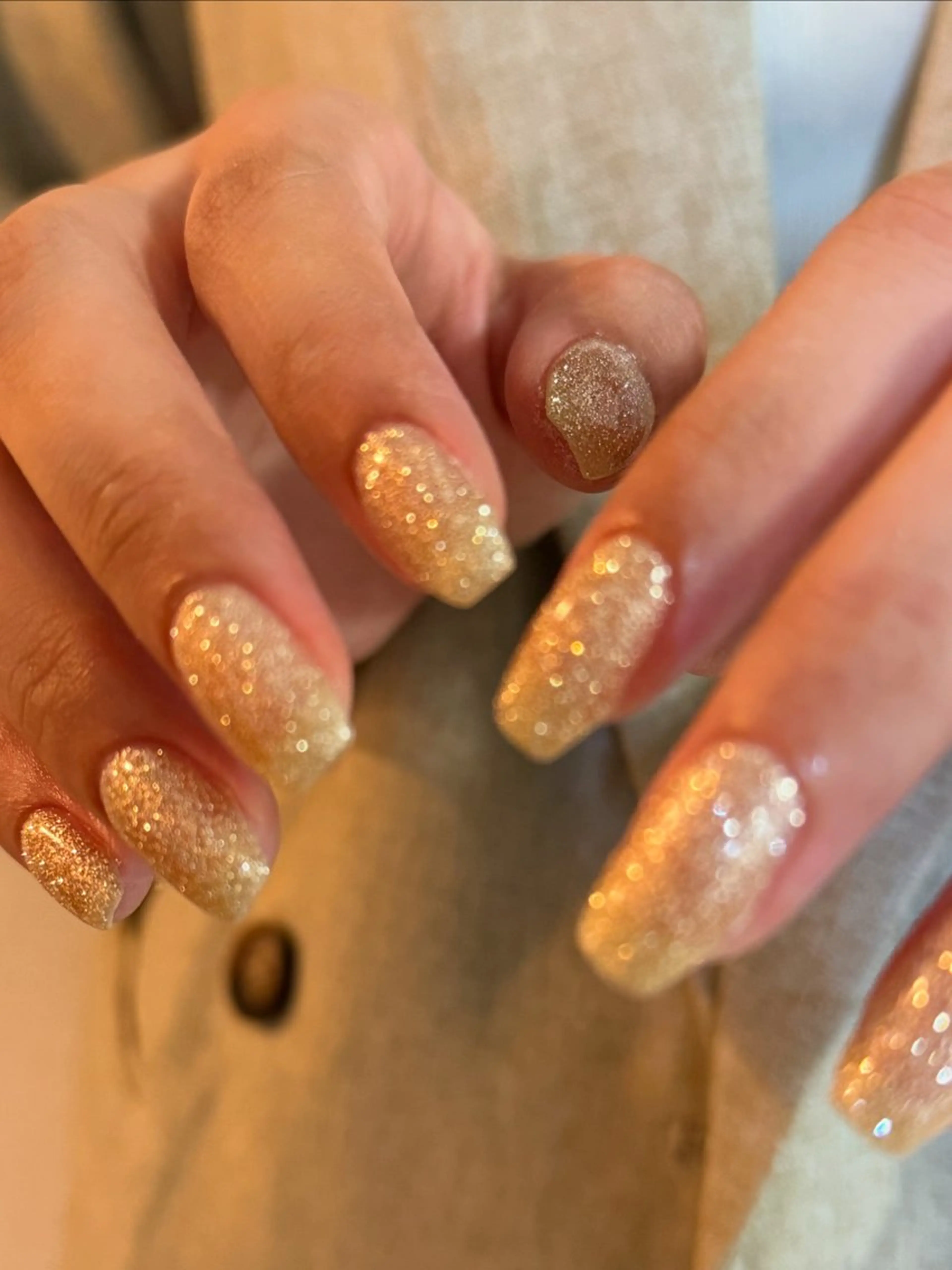 ネイル キラキラネイル ハンドネイル Fujimori .のネイルデザイン