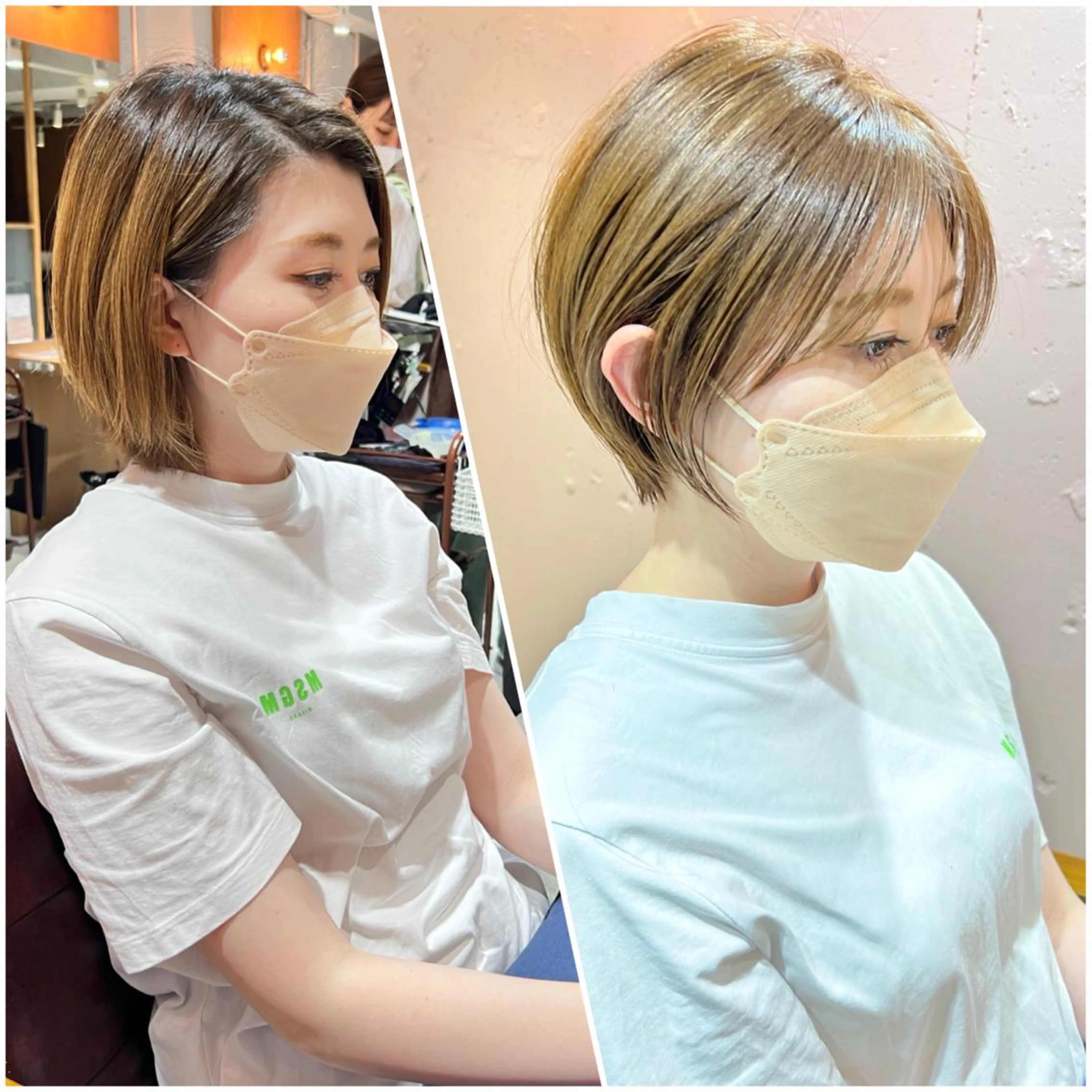 ショート カット ヘアカラー トリートメント lamie by melt 吉祥寺 【ラミエ バイ メルト】所属・【ミニモ公認】*似合 わせ職人*滝田拳史のヘアスタイル